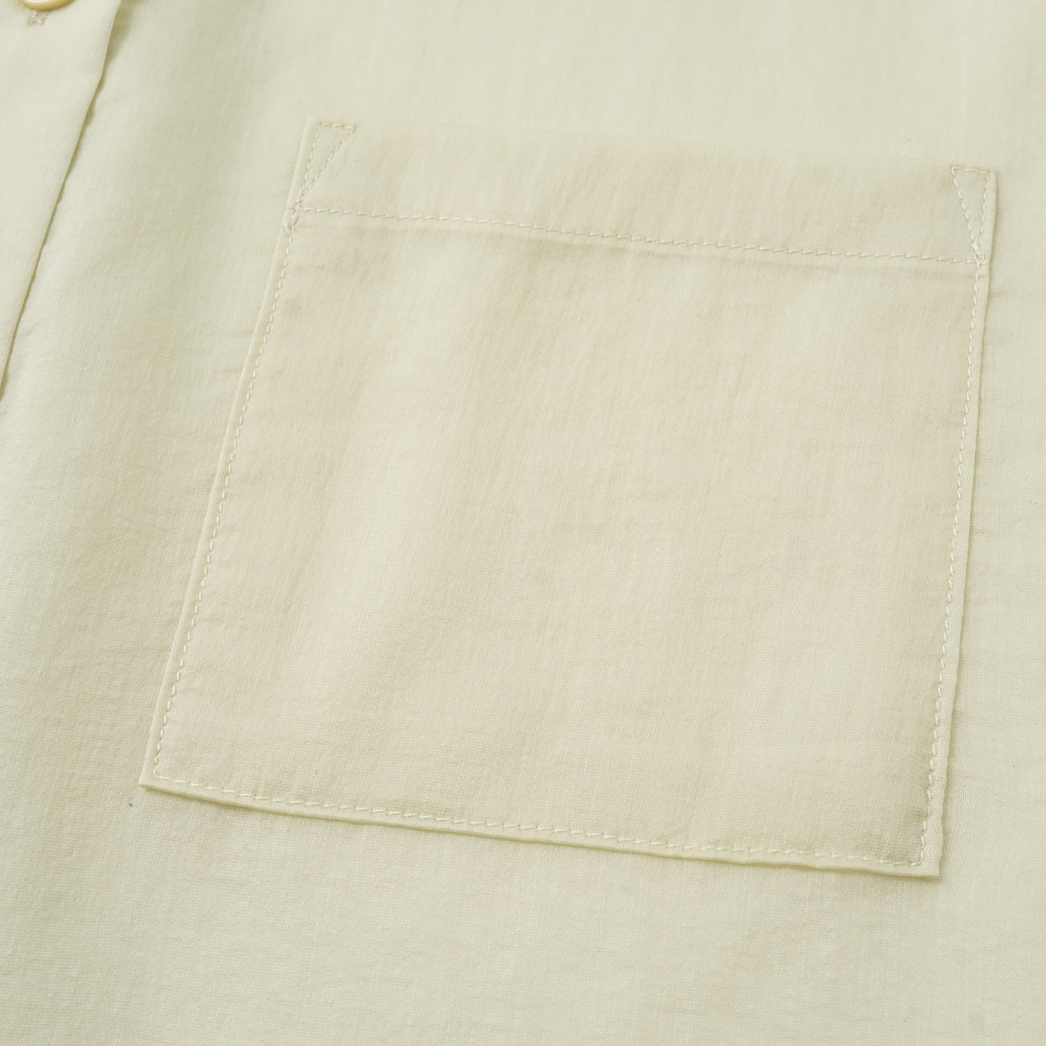 “知性時刻” 天絲緞面雪紡Oversized襯衫—鵝黃