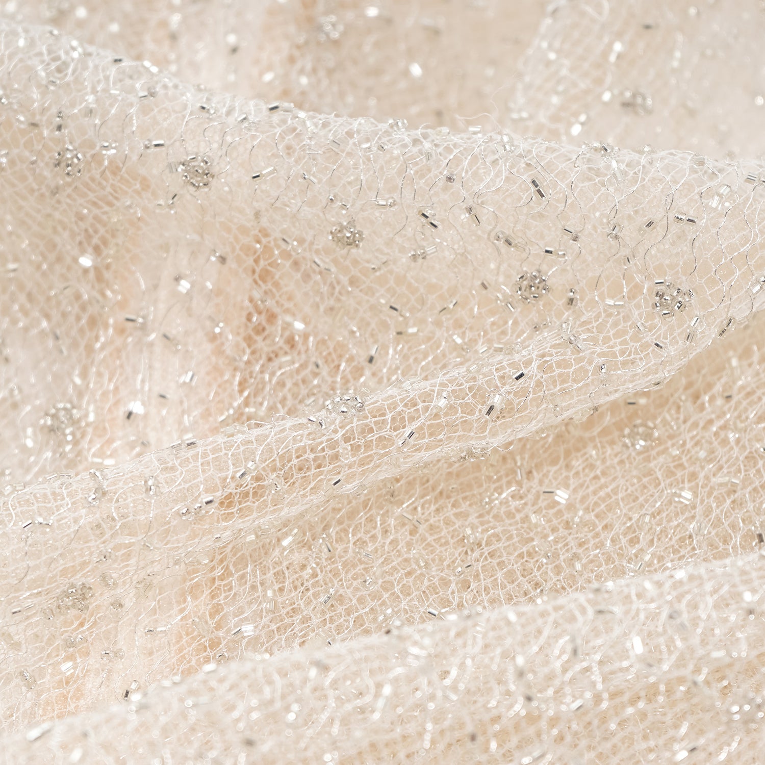 "Quiet Mastery." 法國頂級奢華手工瑩珠繡藝蕾絲上衣—Lunar Anthology月光詩集