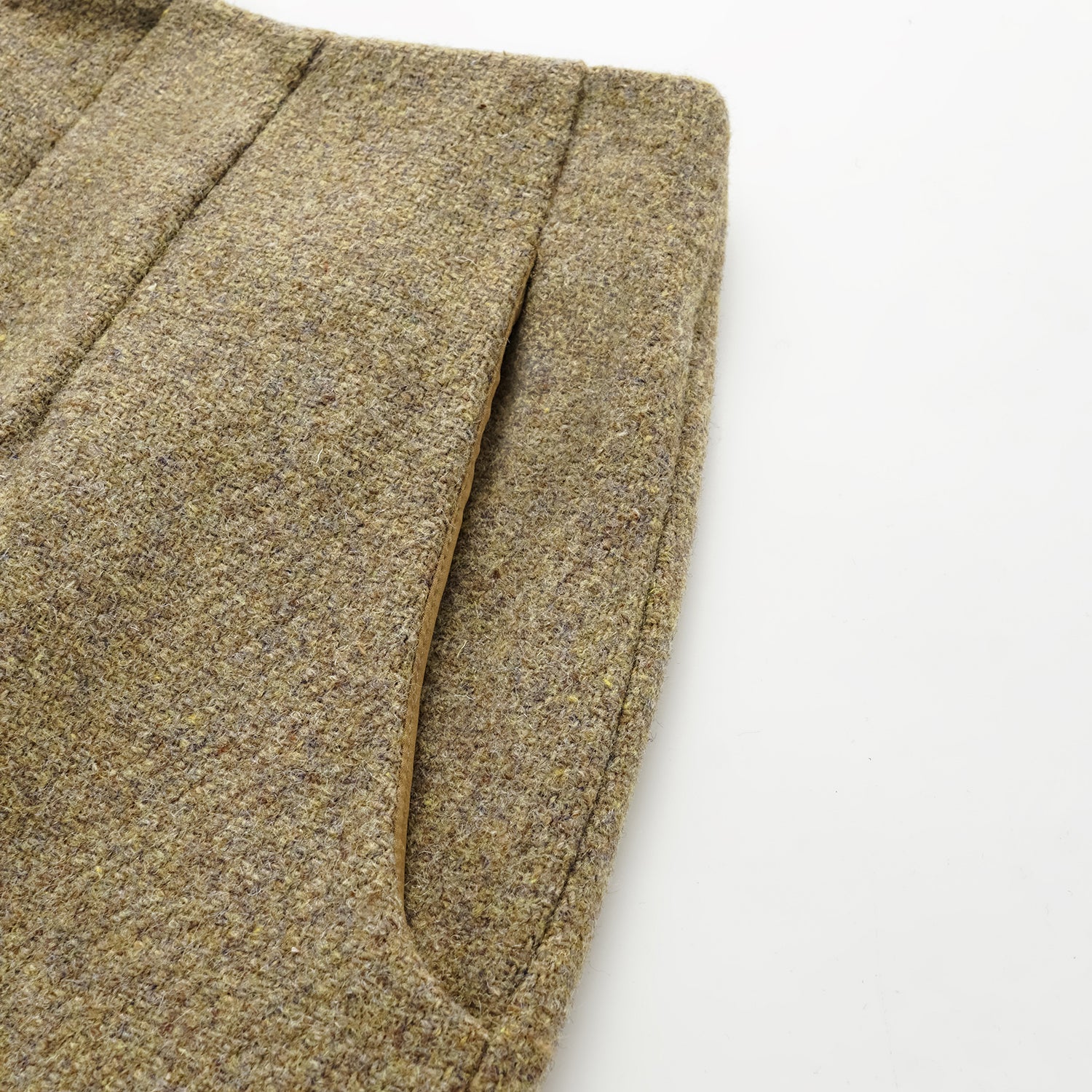 "Westminster Weekdays" 澳洲羊毛毛料鉛筆裙—開心果綠