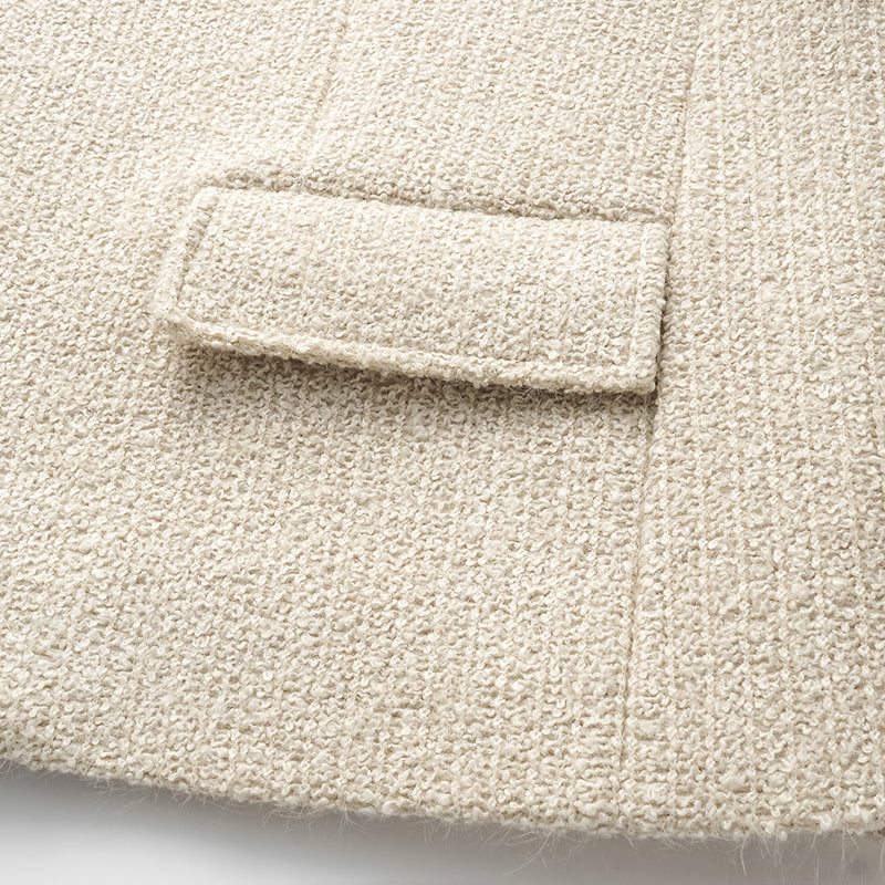 "Chelsea Citywalk." 花呢Oversized外套—Lunar Serenade