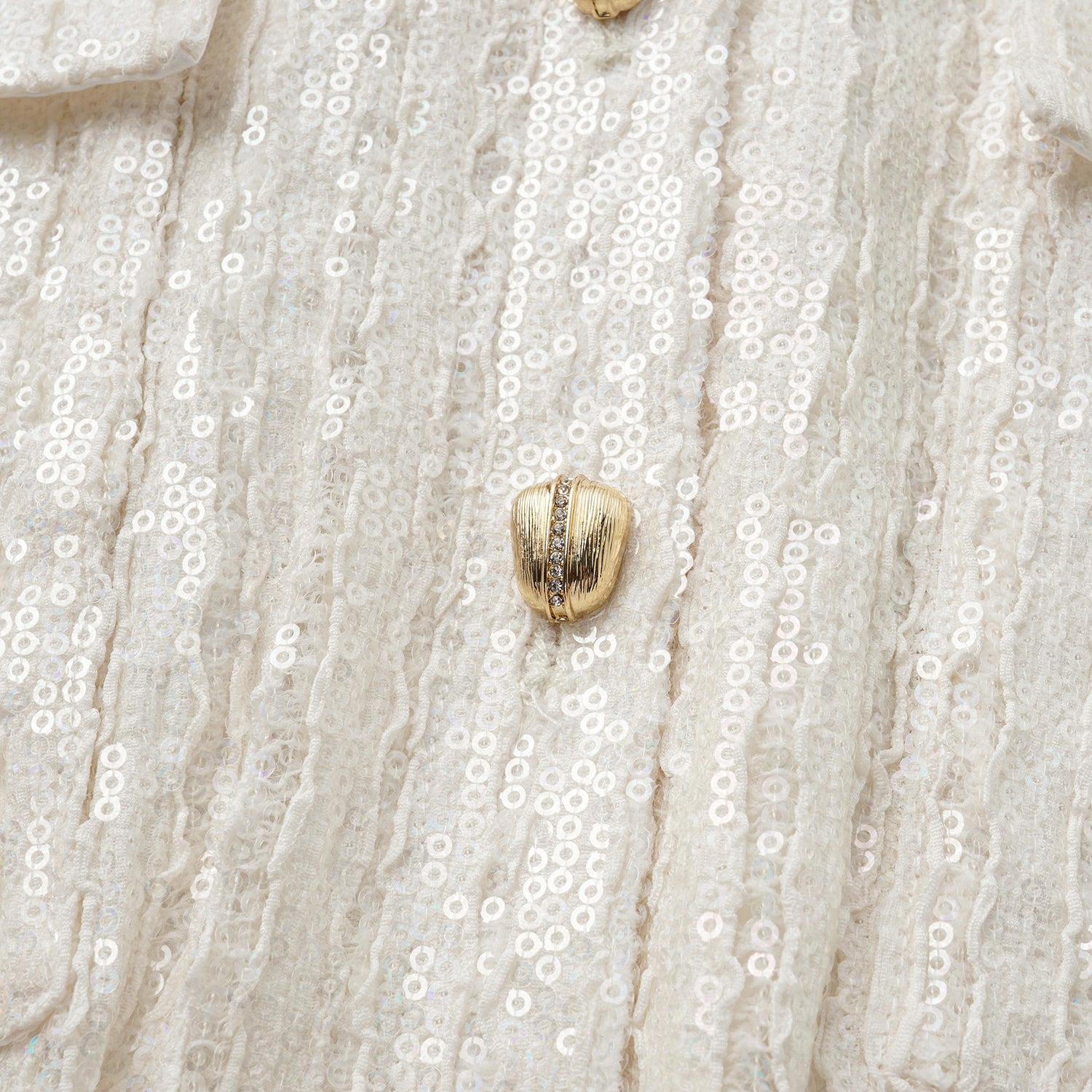 "Weekend at Monaco." 鏤花工藝亮片蕾絲連身褲—Moonlit Luster 盧卡月光