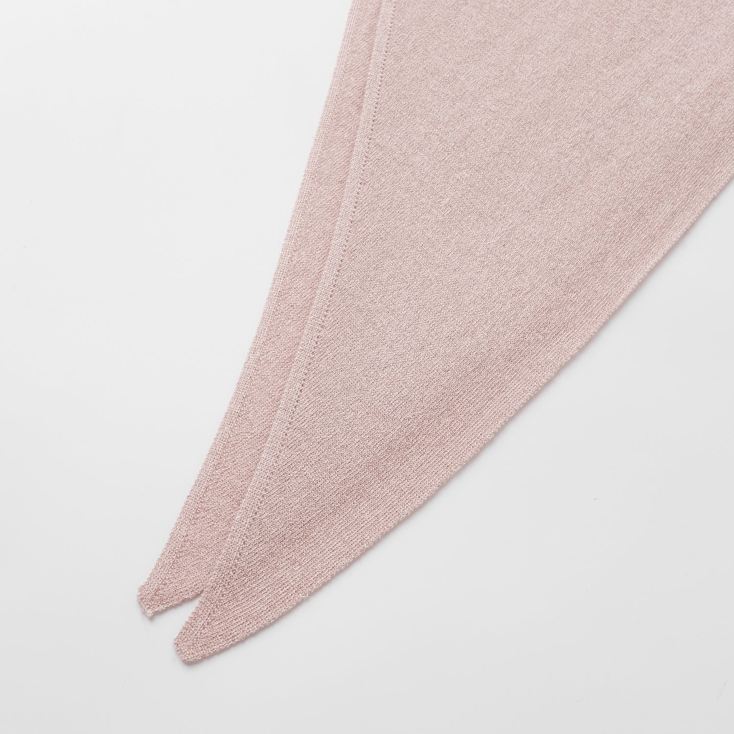 "Summer Diary" 涼感三醋酸喀什米爾針織披肩—Blush