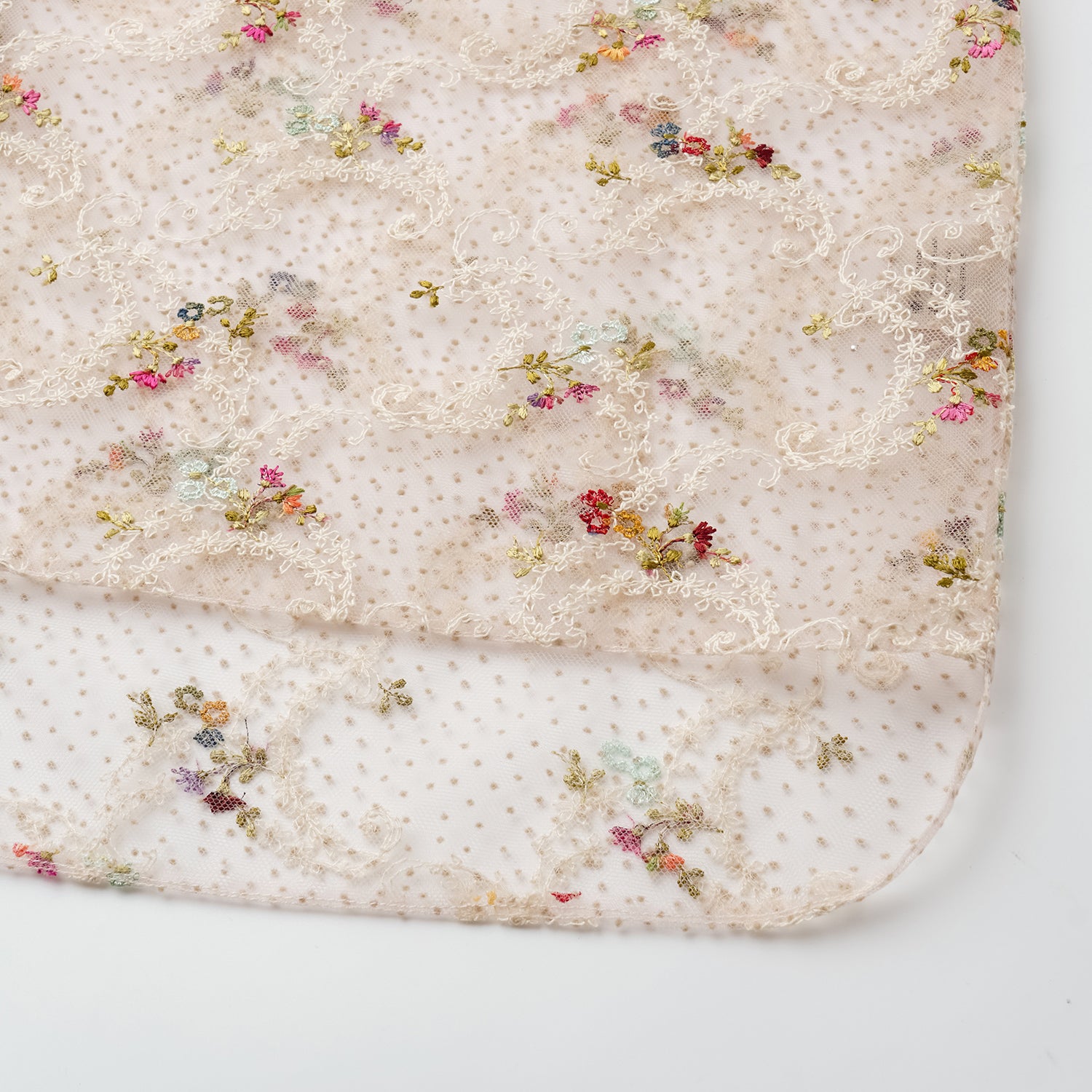 "春裳雅集"法國立體刺繡輕國風蕾絲上衣—Solstice Bloomflare夏夢煙花