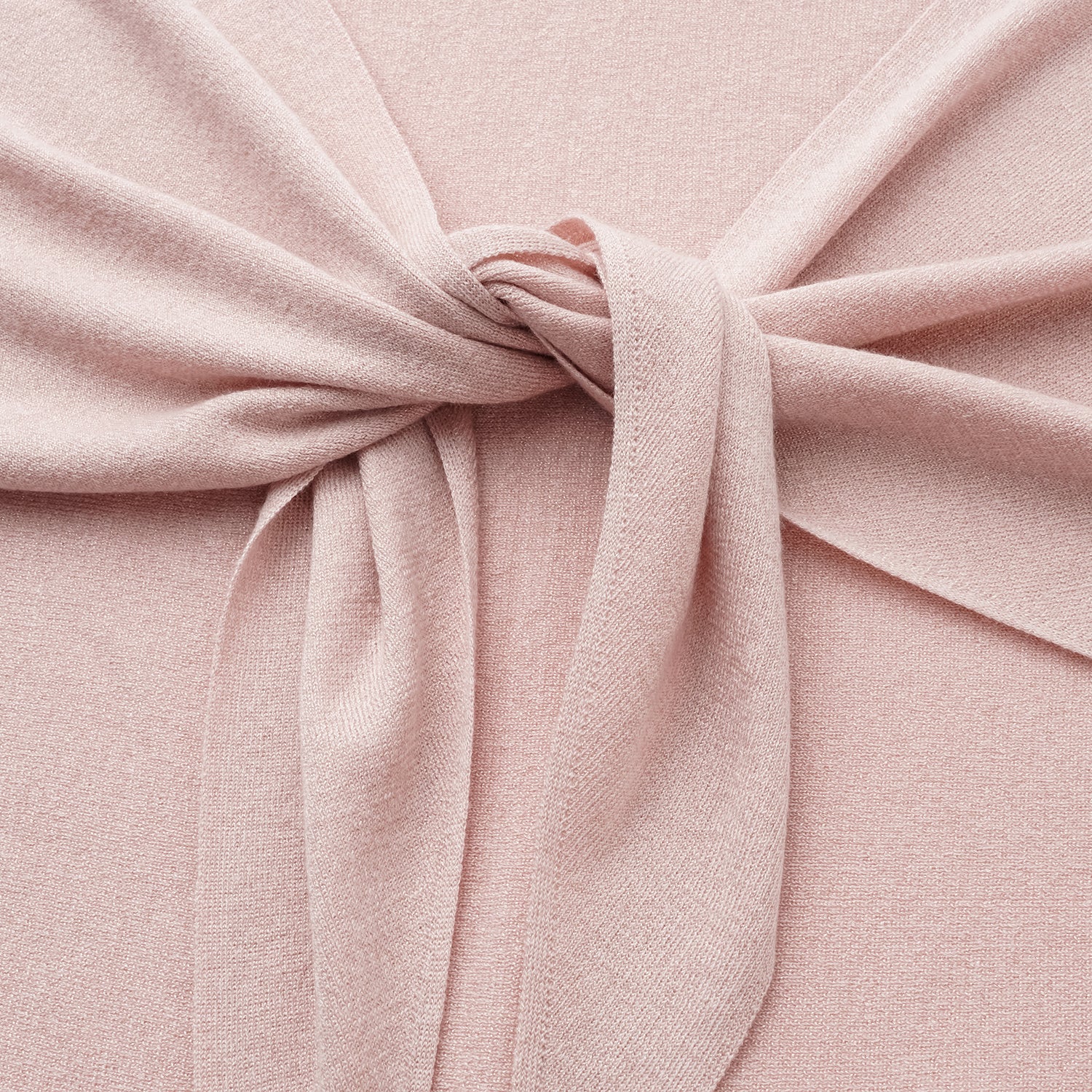 "Summer Diary" 涼感三醋酸喀什米爾針織披肩—Blush