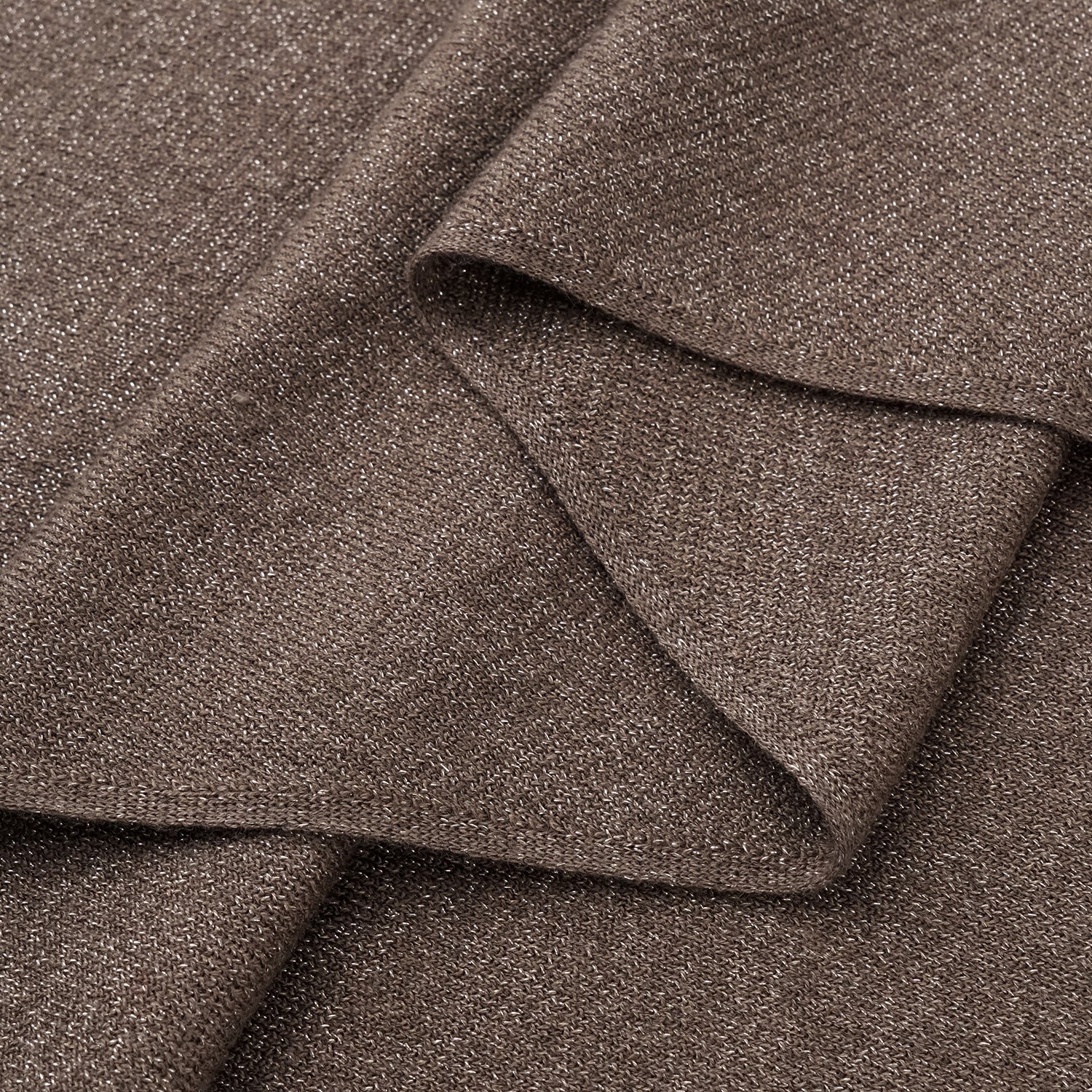 "Summer Diary" 涼感三醋酸喀什米爾針織披肩—Mocca