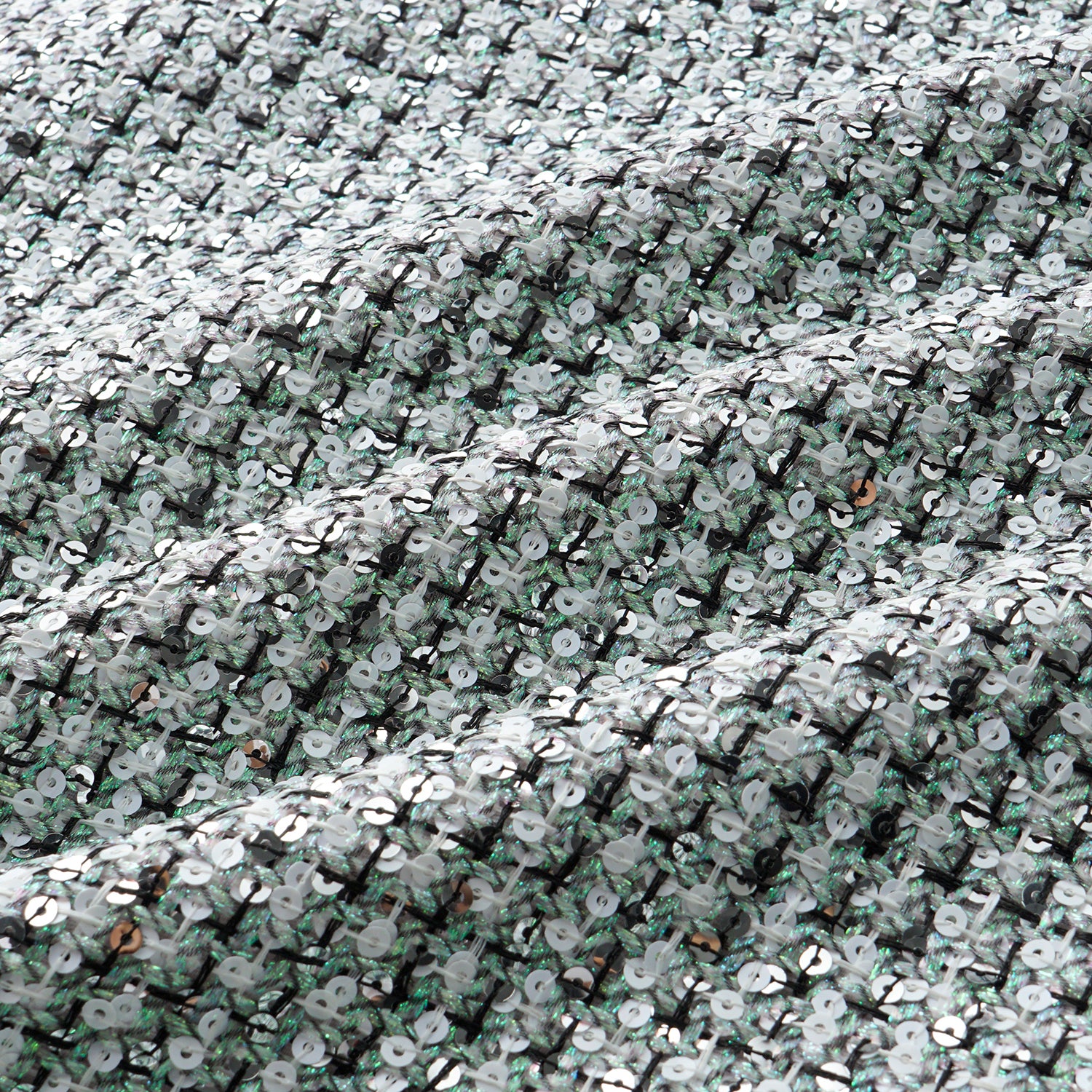 “Weekend at Monaco” 彩織亮片鑲藝花呢背心—Chartreuse Swizzle夏翠絲旋舞