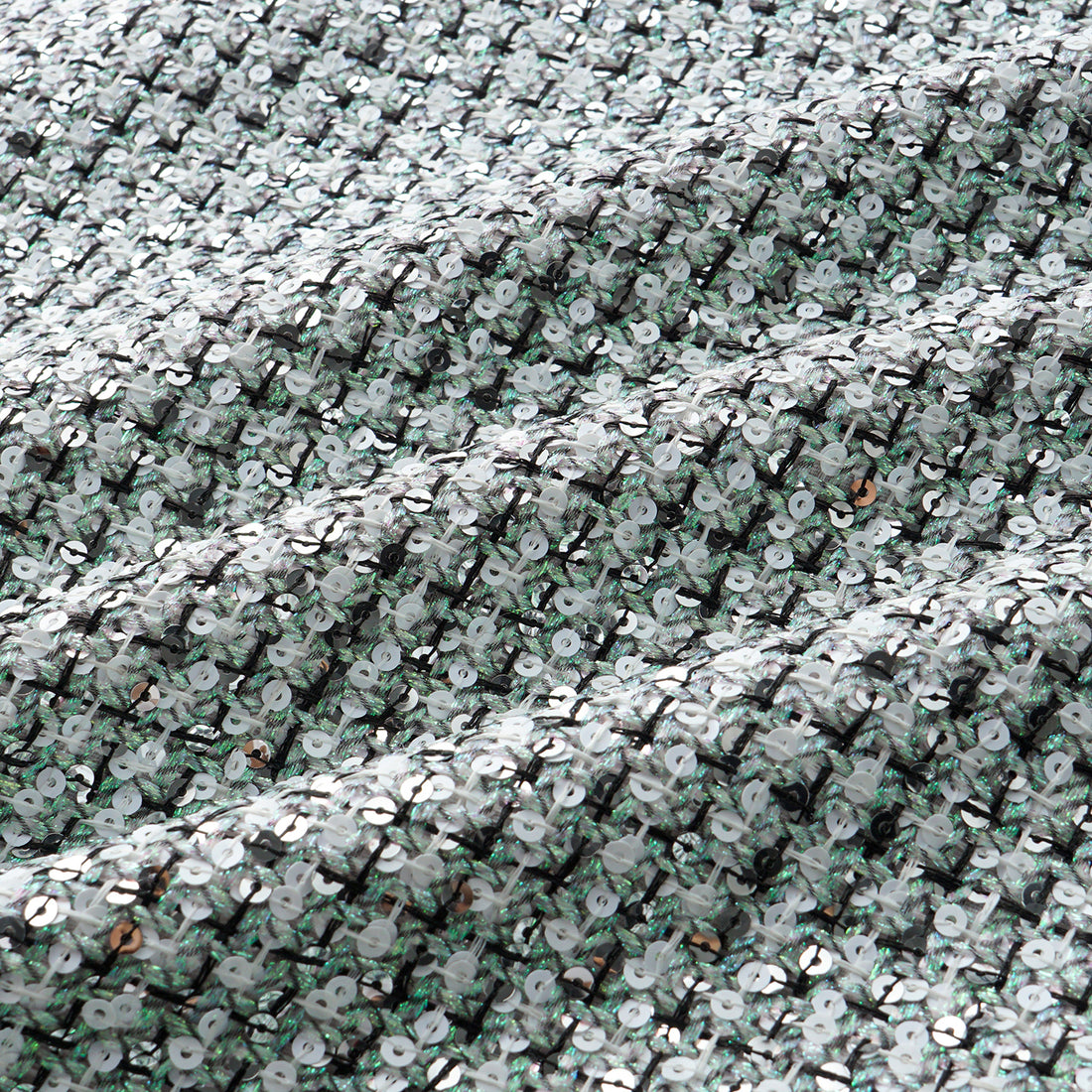 “Weekend at Monaco” 彩織亮片鑲藝花呢背心—Chartreuse Swizzle夏翠絲旋舞