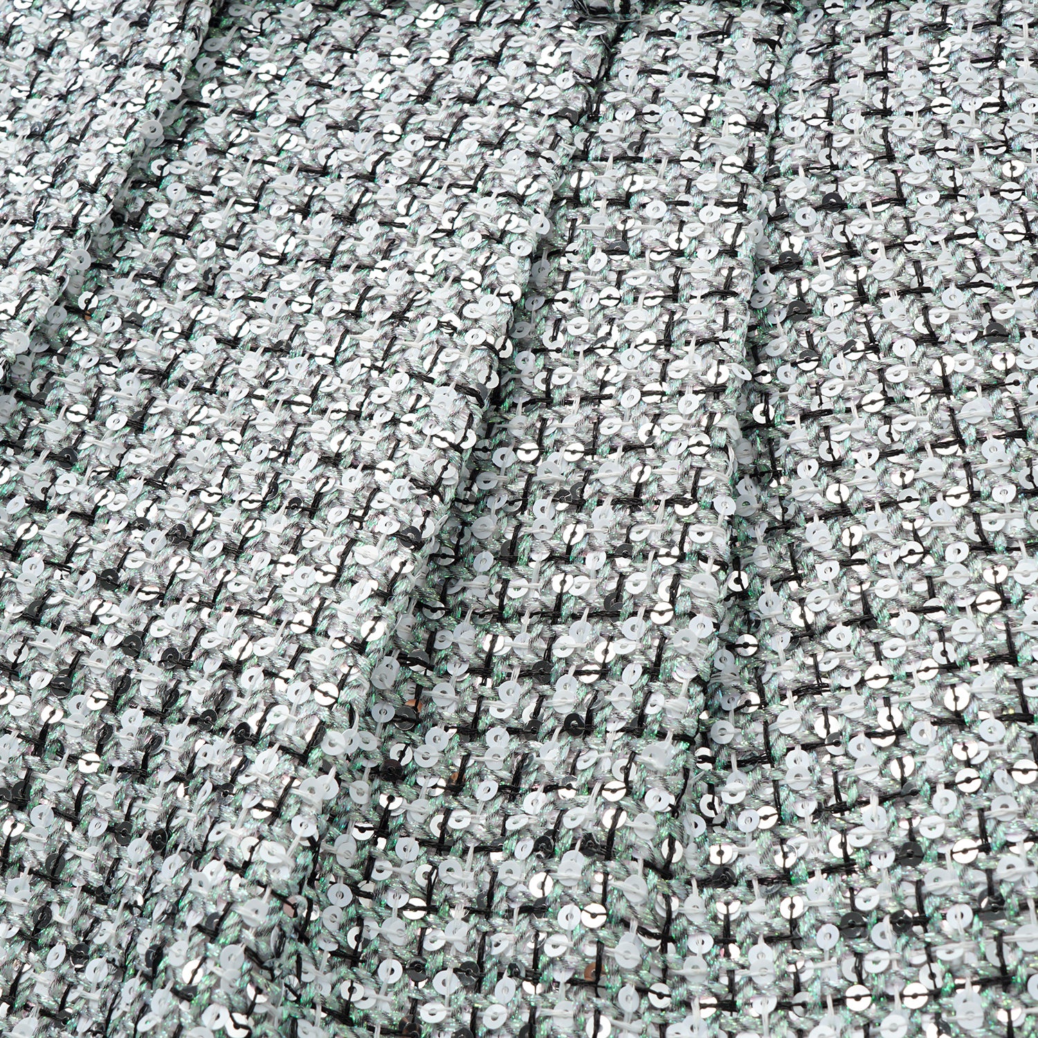 “Weekend at Monaco” 彩織亮片鑲藝花呢短褲—Chartreuse Swizzle夏翠絲旋舞