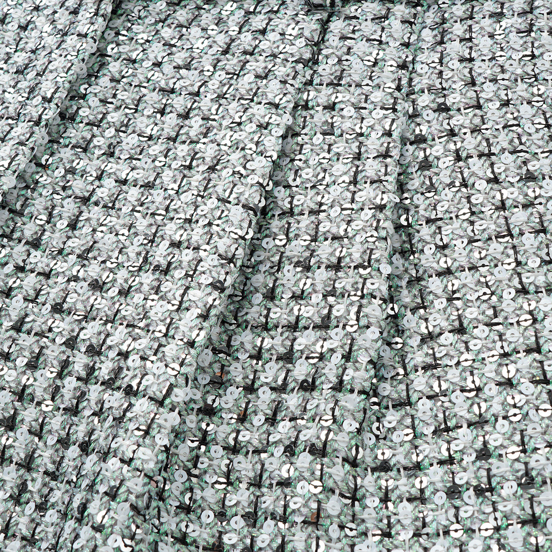 “Weekend at Monaco” 彩織亮片鑲藝花呢短褲—Chartreuse Swizzle夏翠絲旋舞