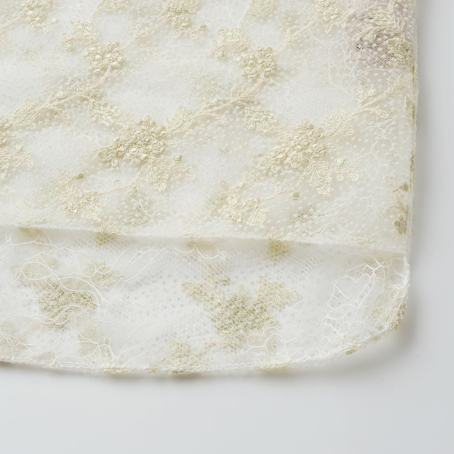 "春裳雅集"法國立體刺繡輕國風蕾絲上衣—Verdant South拾翠江南