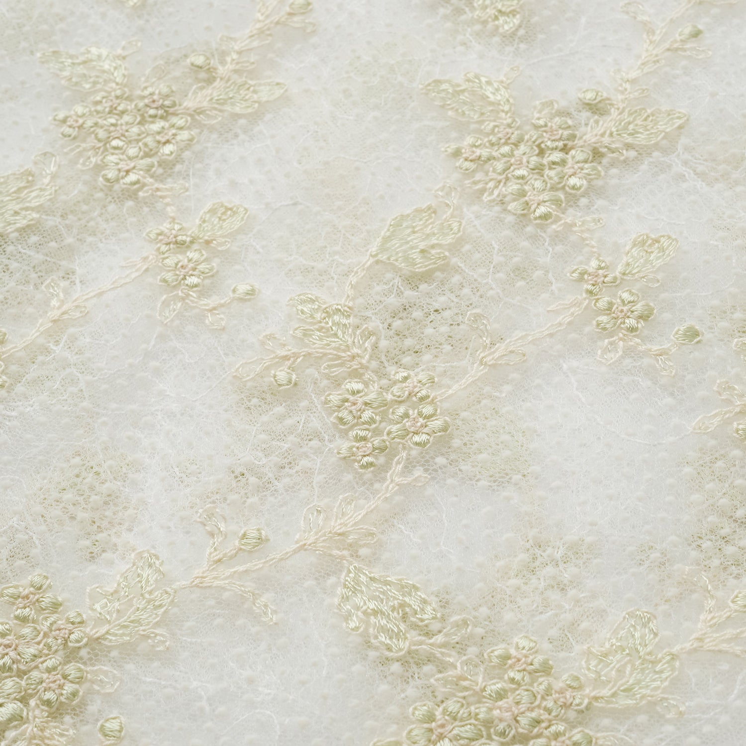 "春裳雅集"法國立體刺繡輕國風蕾絲上衣—Verdant South拾翠江南