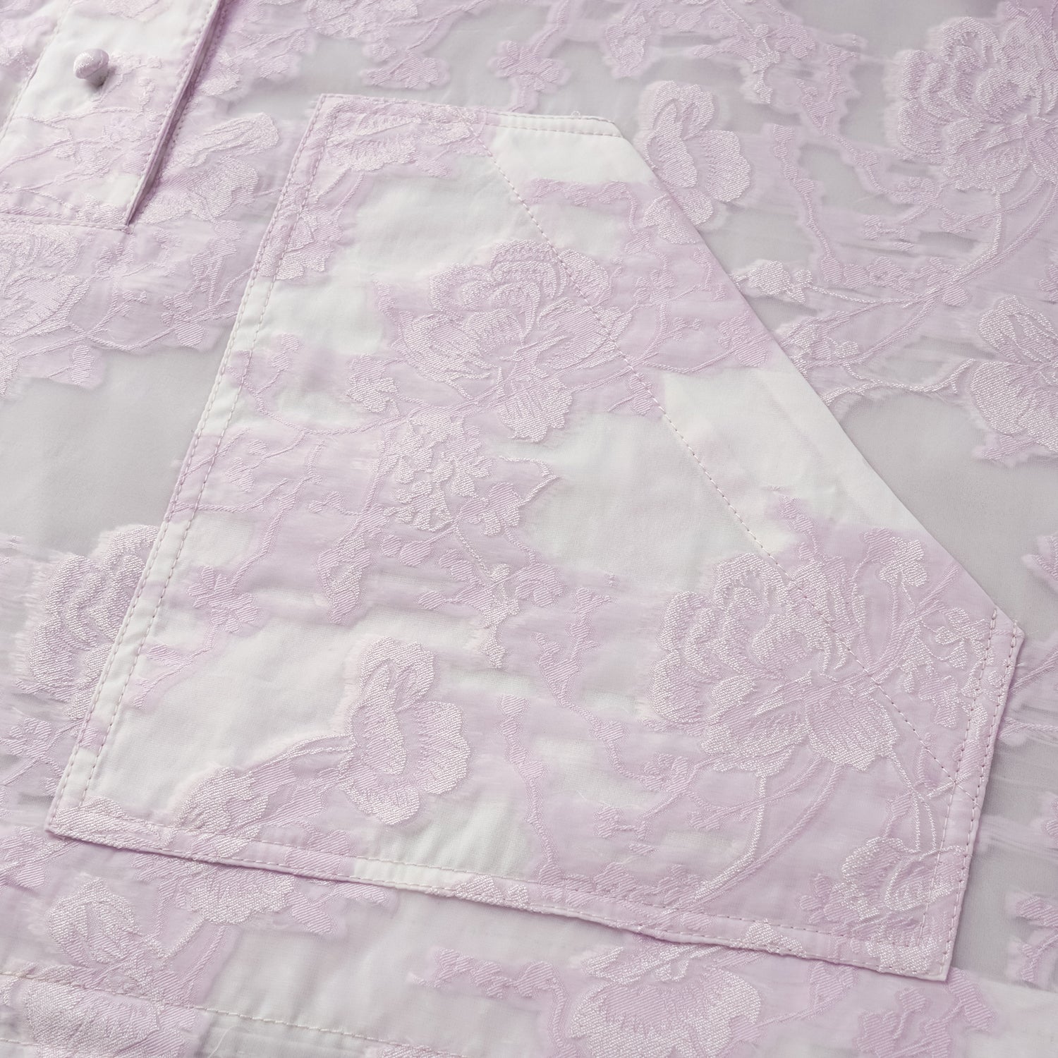 “春遊”提花連帽拉繩上衣—荷香