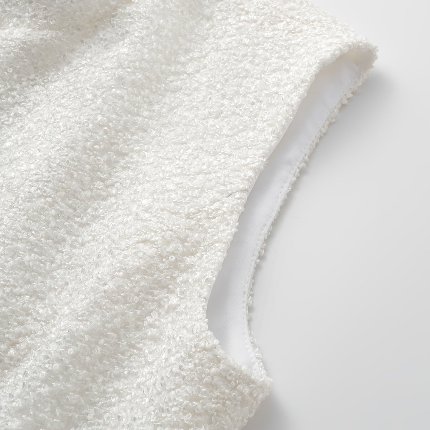 義大利特殊工藝花呢立體剪裁合身旗袍洋裝