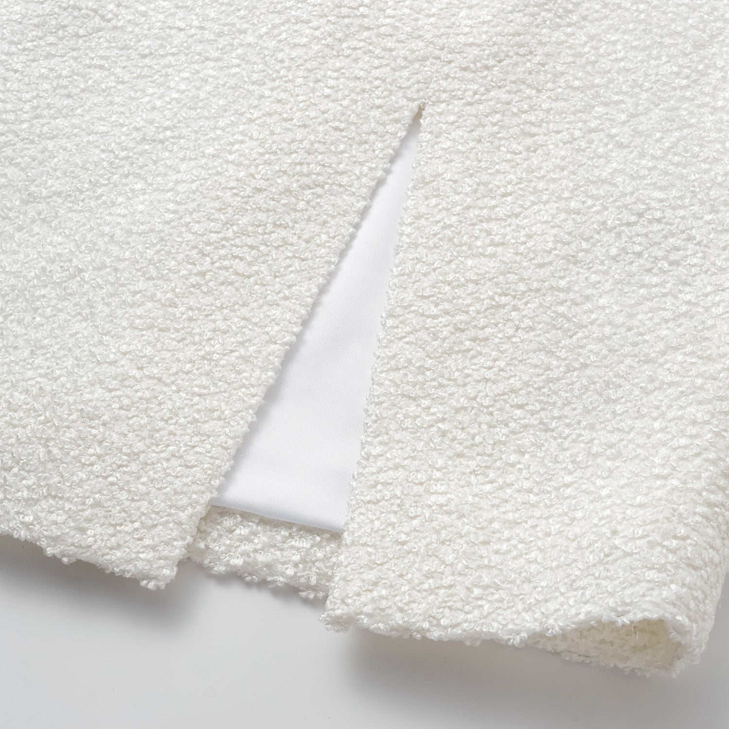 義大利特殊工藝花呢立體剪裁合身旗袍洋裝