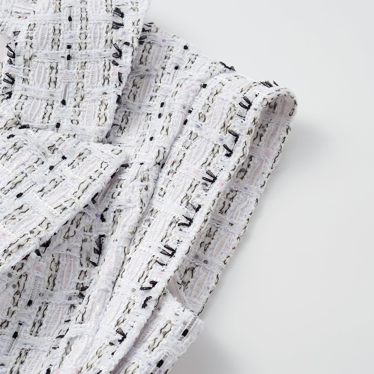 "Arcade of CherJoy Atelier." 法國夏日輕薄花呢立體剪裁馬甲背心洋裝—Celestial Ink