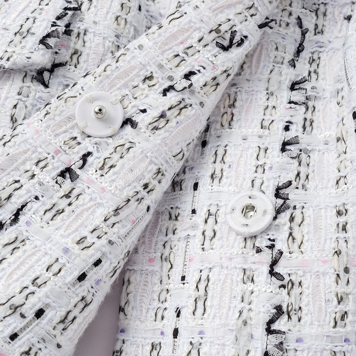 "Arcade of CherJoy Atelier." 法國夏日輕薄花呢立體剪裁馬甲背心洋裝—Celestial Ink