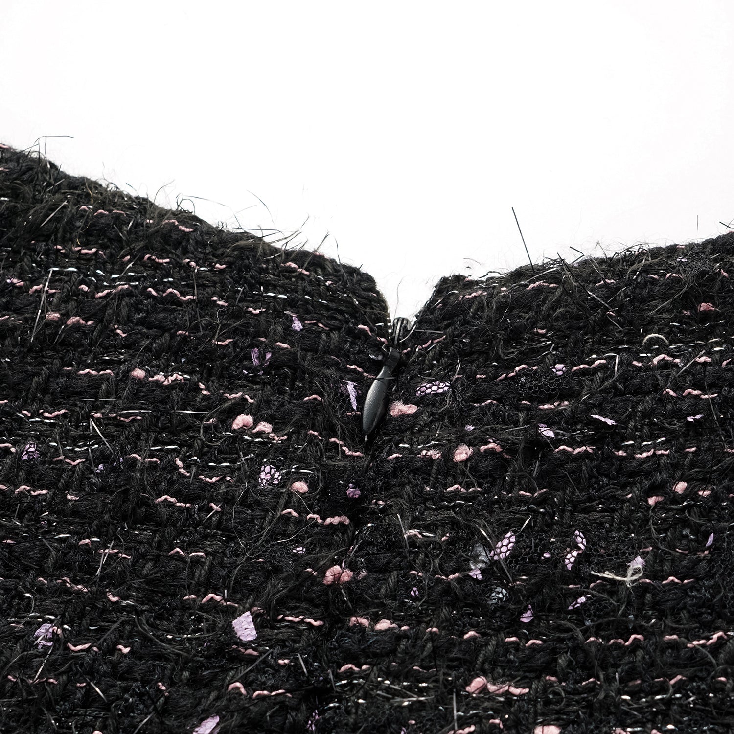 "Brunch at Ritz" Tweed A-line Dress—Hidden Pink 