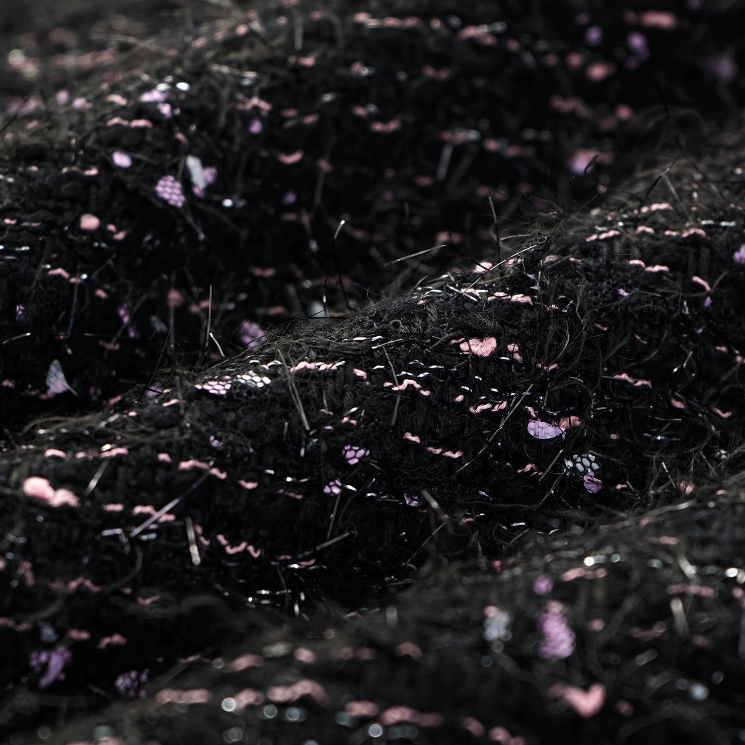 "Brunch at Ritz" Tweed A-line Dress—Hidden Pink 