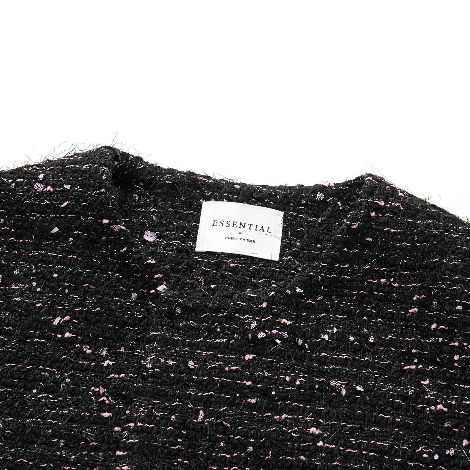 "Brunch at Ritz" Tweed Pupa Coat—Hidden Pink 