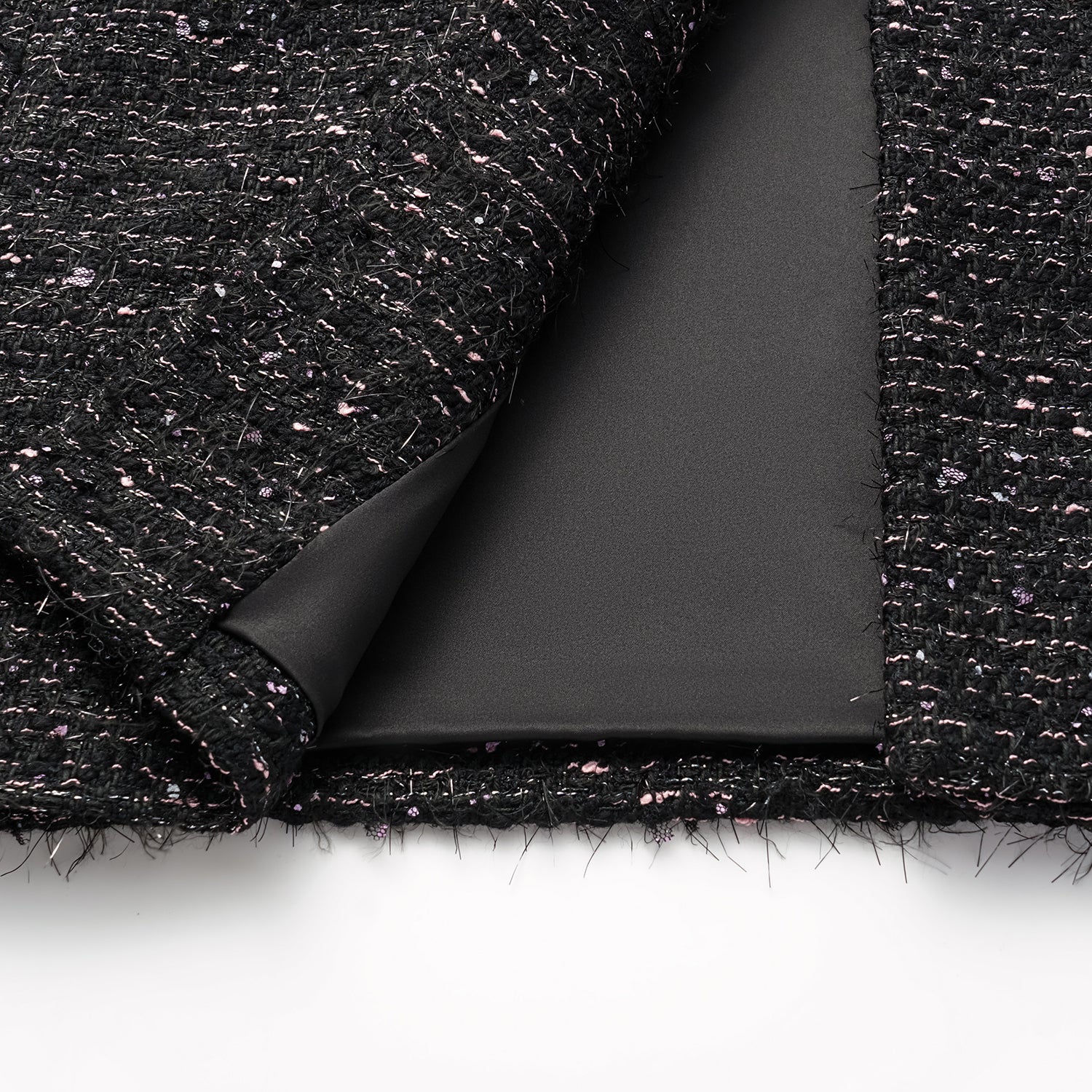 "Brunch at Ritz" Tweed Pupa Coat—Hidden Pink 