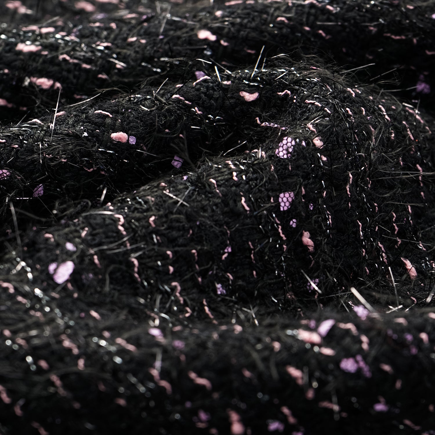 "Brunch at Ritz" Tweed Pupa Coat—Hidden Pink 