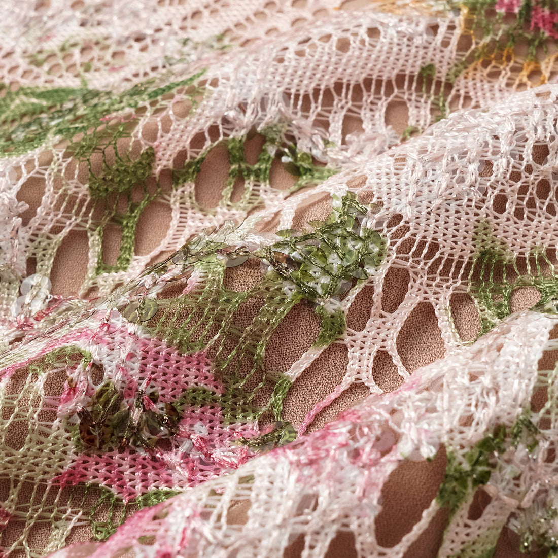 "Imperial Garden Teatime" Italian luxury embroidered lace vest - Chunxi Whisper