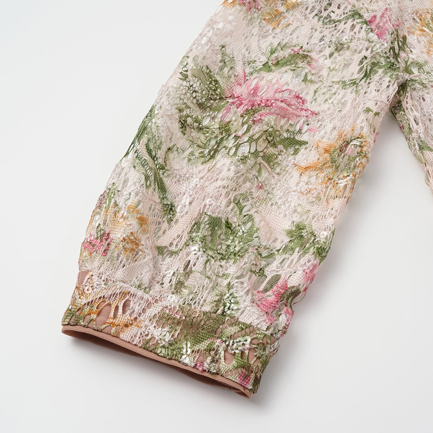 "Imperial Garden Teatime" 義大利奢華畫繡蕾絲開衫—春曦呢喃