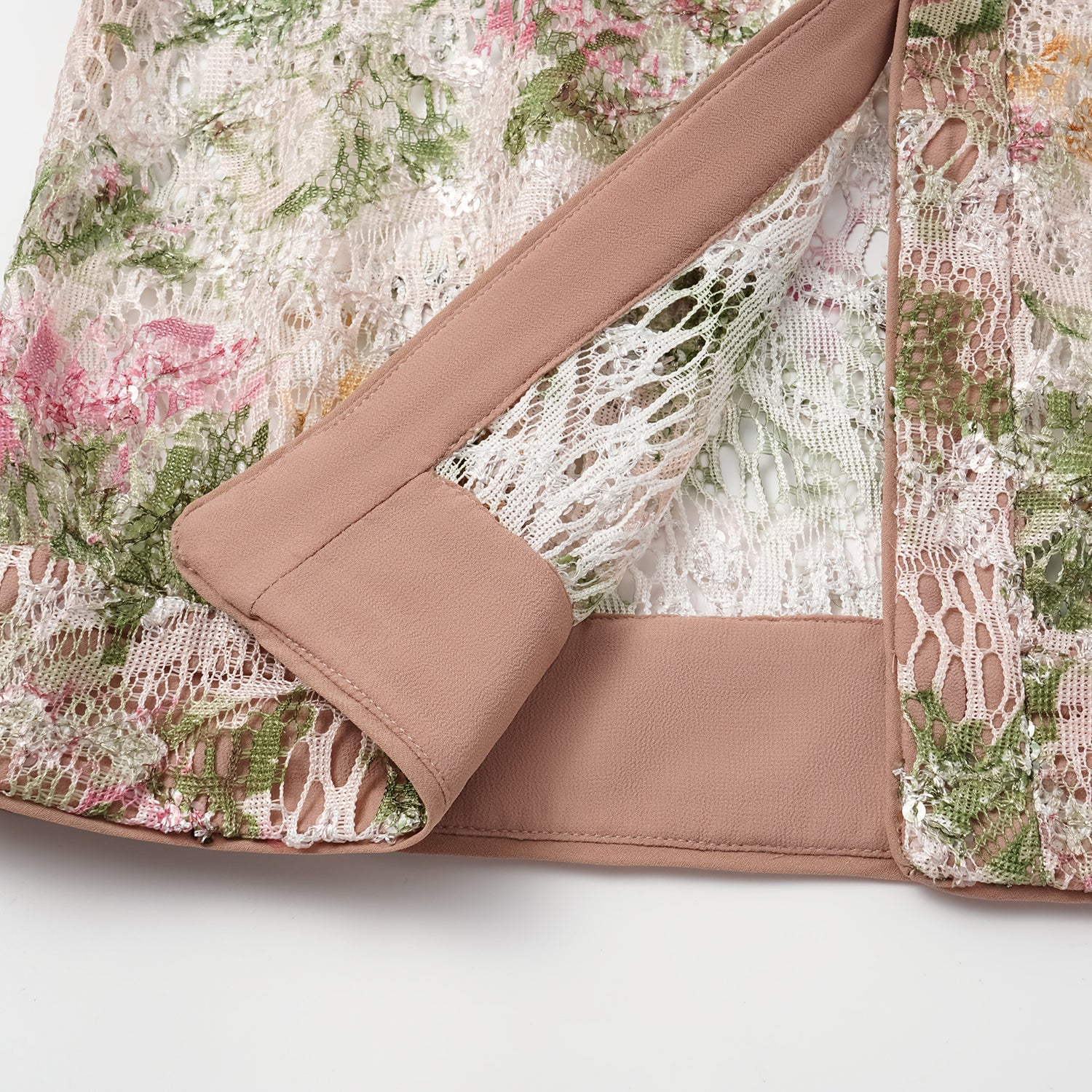 "Imperial Garden Teatime" 義大利奢華畫繡蕾絲開衫—春曦呢喃