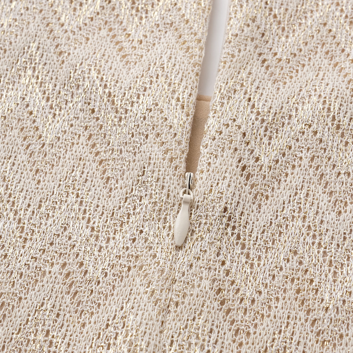 “Summer Diary”義大利Chevron山形金縷織紋針織背心—Isle Breeze沙嶼暖風