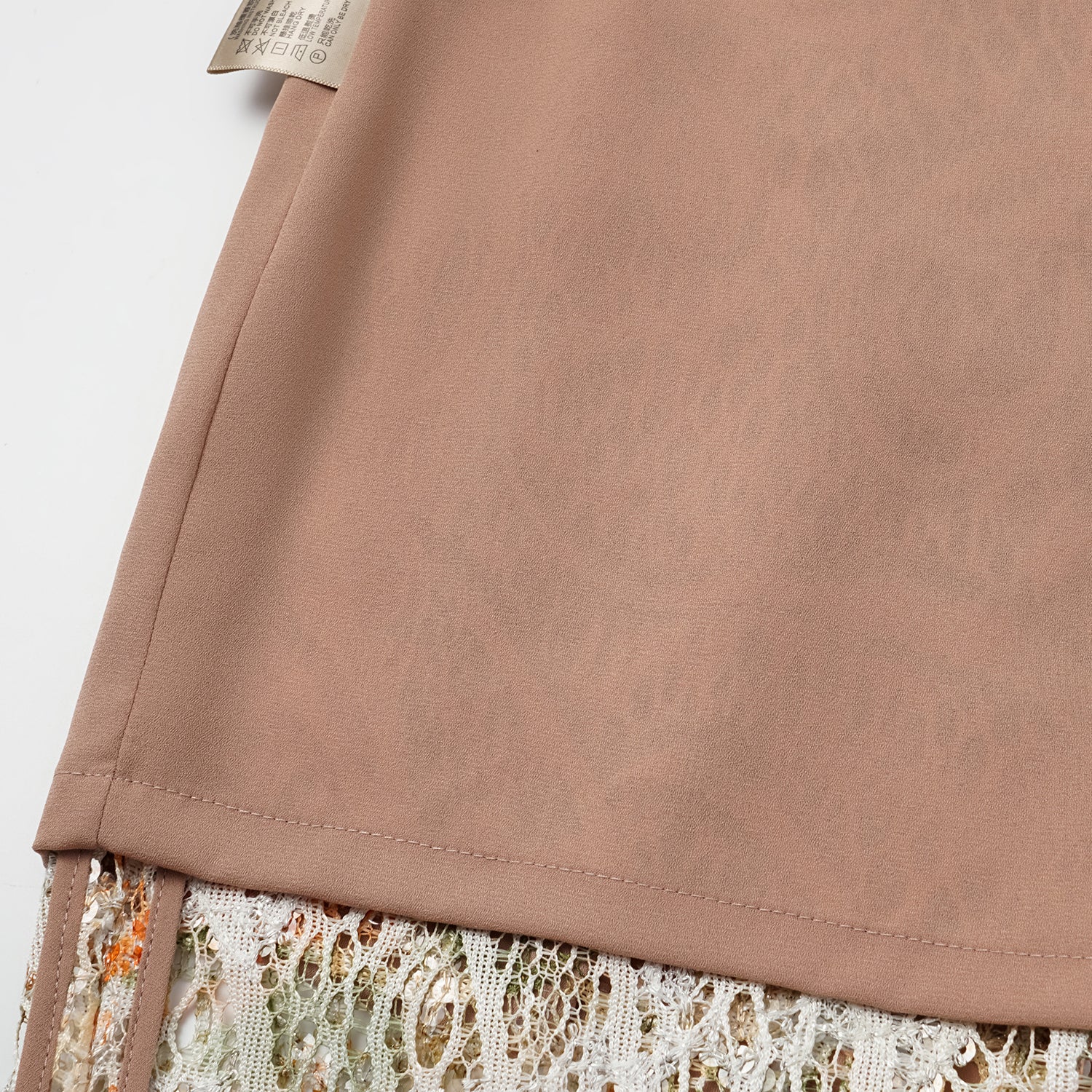 "Imperial Garden Teatime" 義大利奢華畫繡蕾絲喇叭褲 —茶野絮語