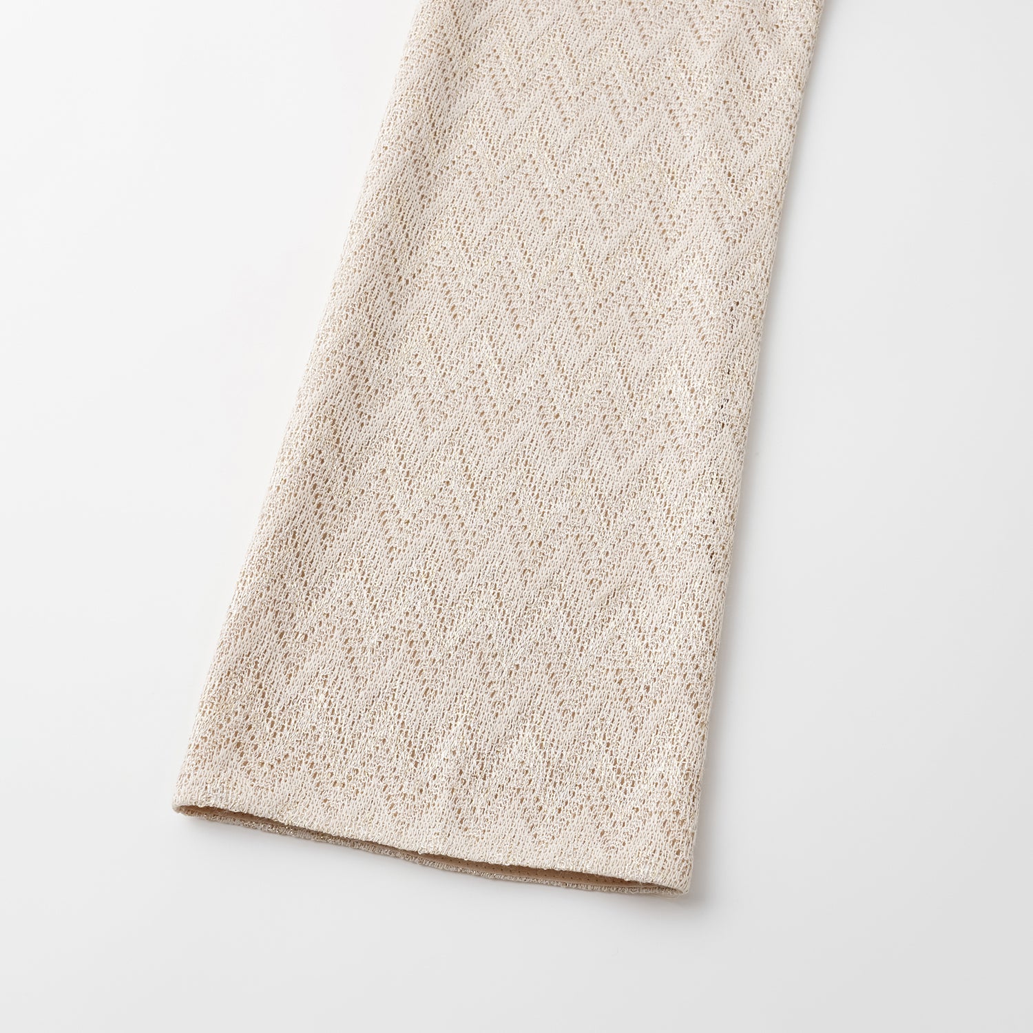 “Summer Diary”義大利Chevron山形金縷織紋Oversized針織上衣—Isle Breeze沙嶼暖風