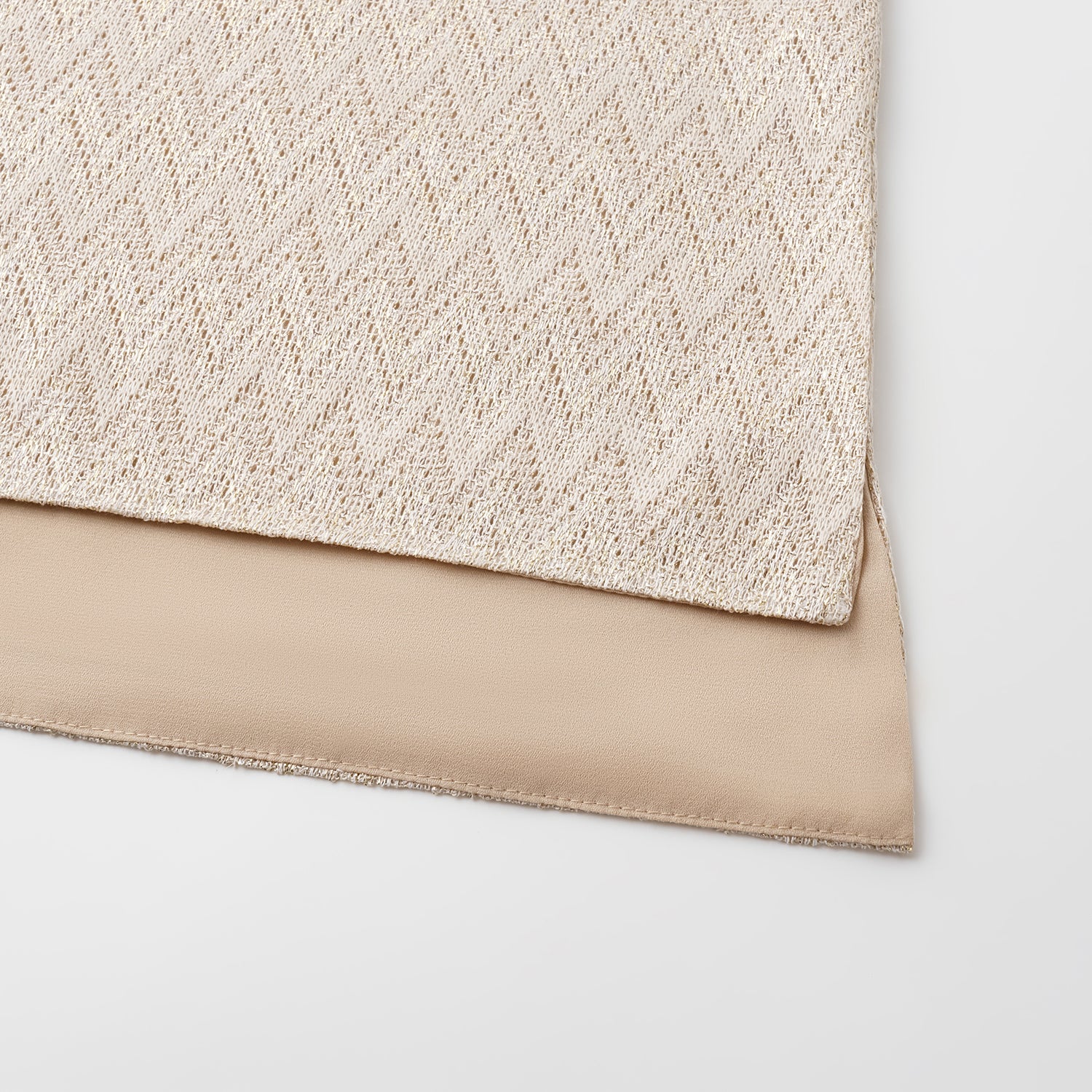 “Summer Diary”義大利Chevron山形金縷織紋Oversized針織上衣—Isle Breeze沙嶼暖風