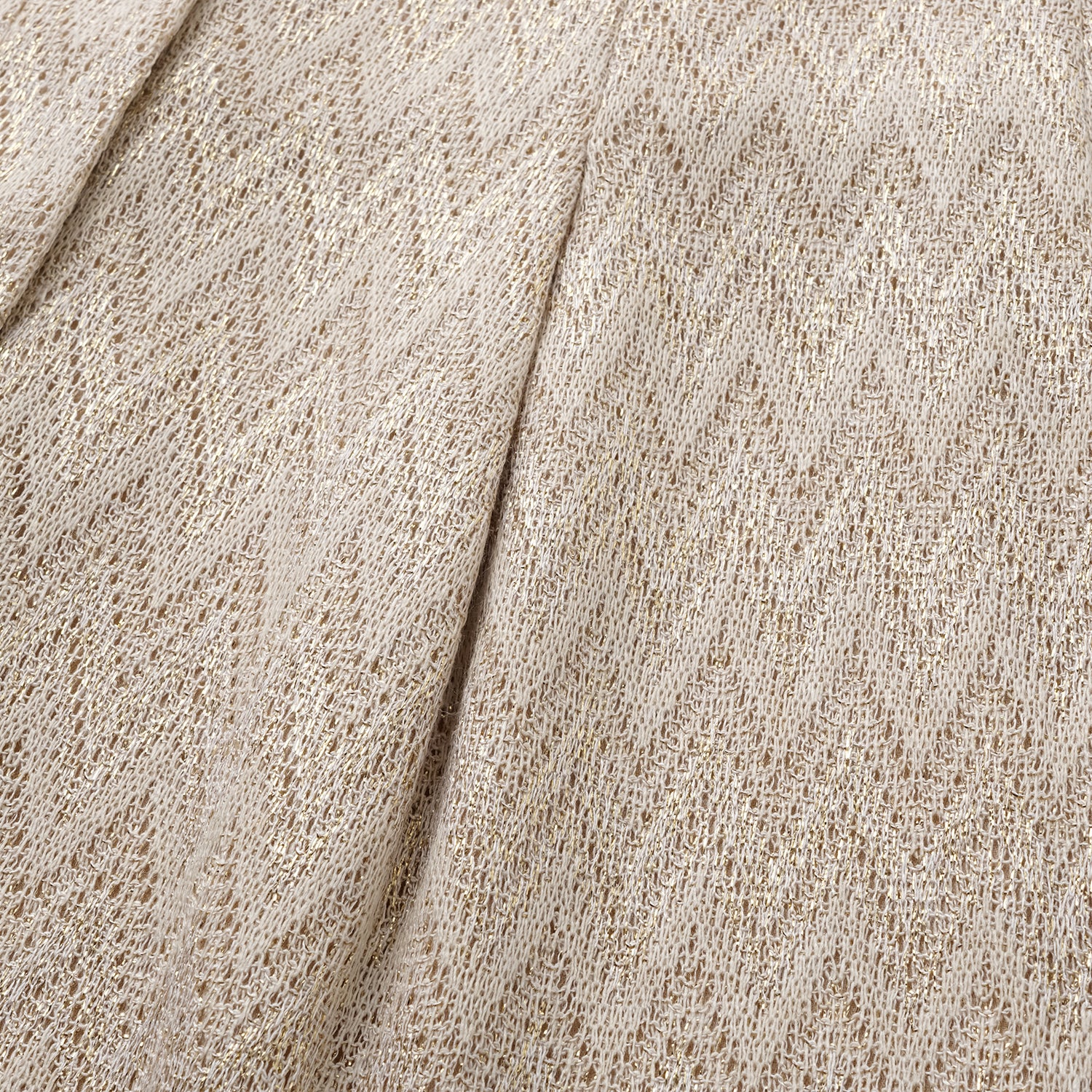 “Summer Diary”義大利Chevron山形金縷織紋針織短褲—Isle Breeze沙嶼暖風