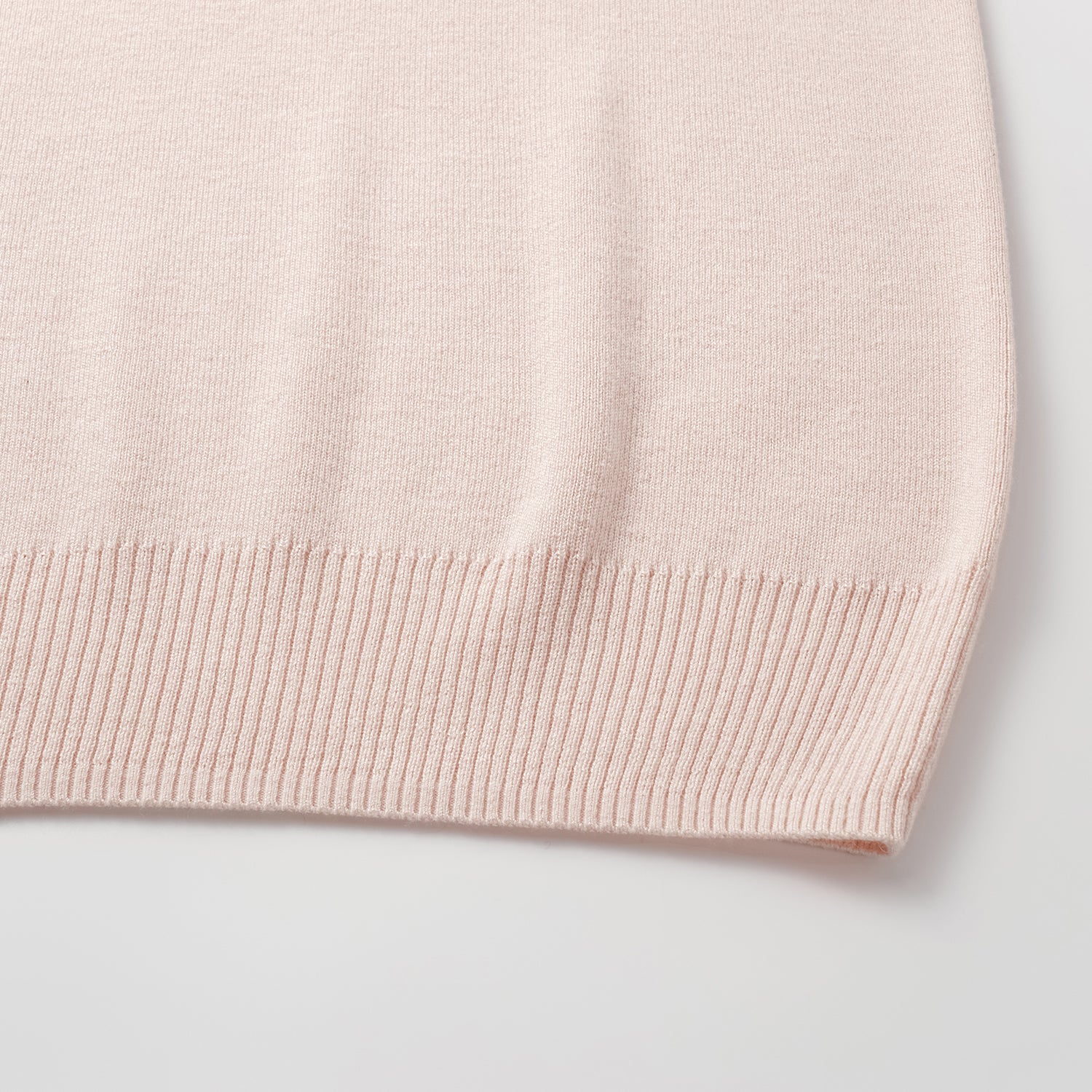 “Spring diary.” Silk Cashmere真絲喀什米爾V領上衣—Rose