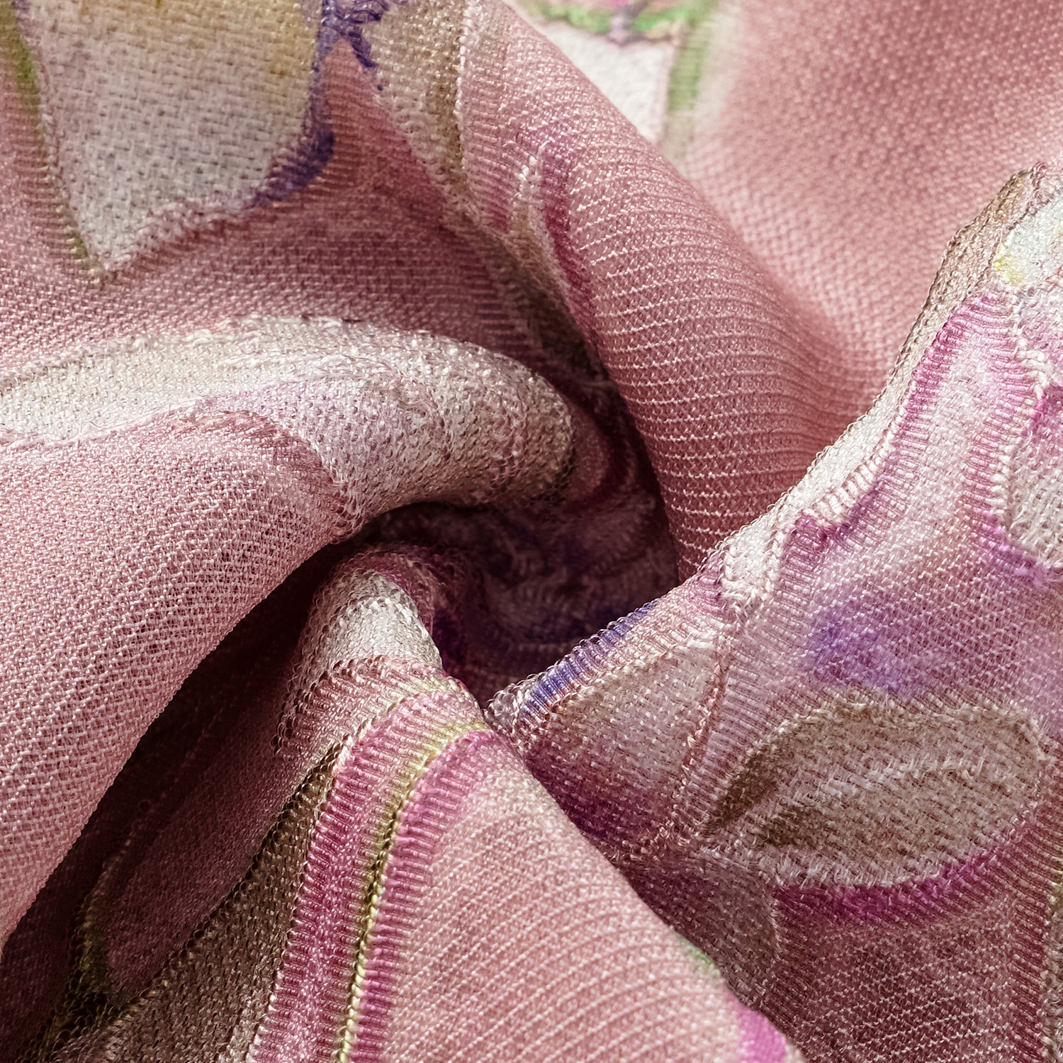 "Imperial Garden Teatime” 義大利手繪真絲面料特殊剪裁國風襯衫