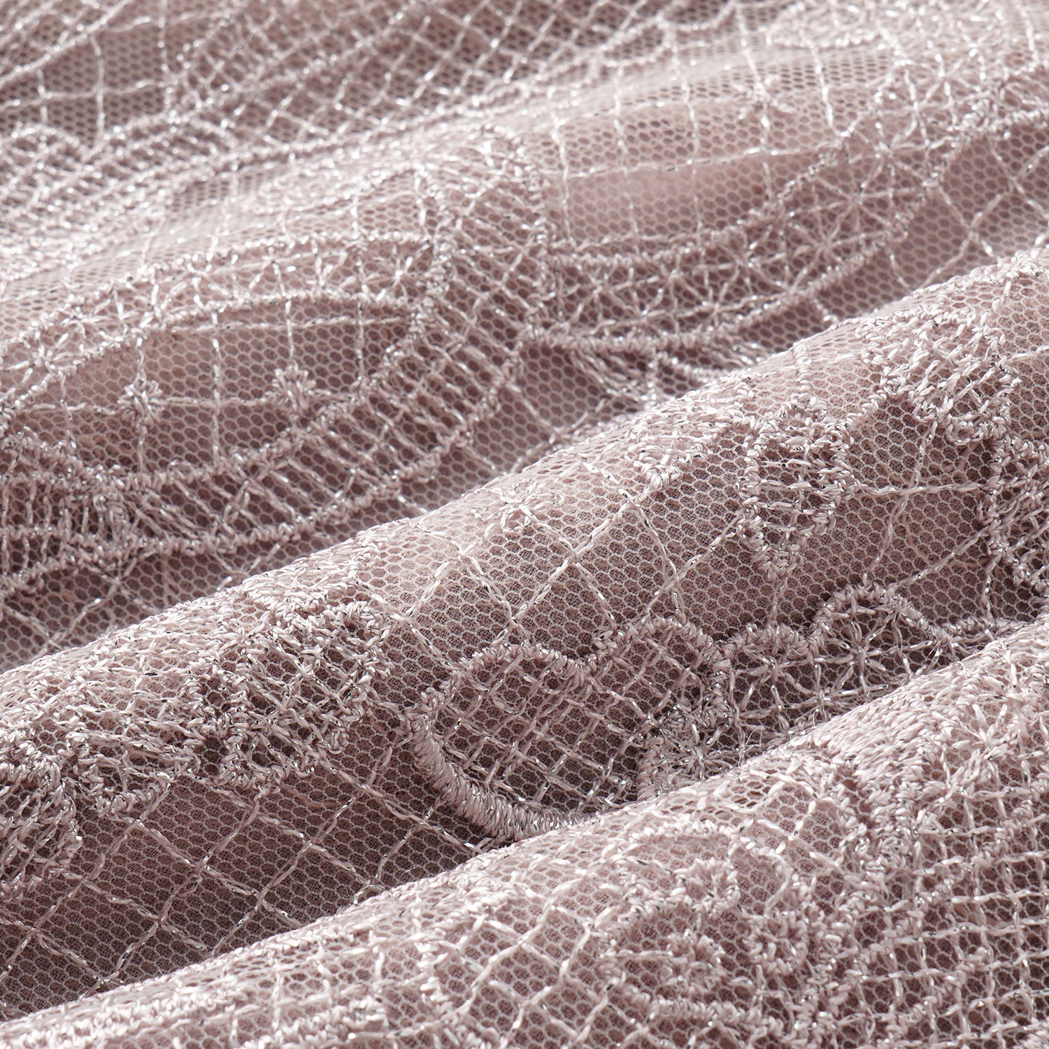 “Weekend At Monaco."鏤雕浮紋織花蕾絲短褲—Misty Rose薄霧玫瑰