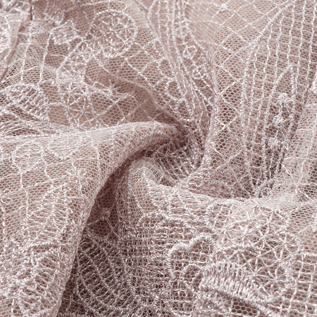 “Weekend At Monaco."鏤雕浮紋織花蕾絲oversized西裝外套—Misty Rose薄霧玫瑰