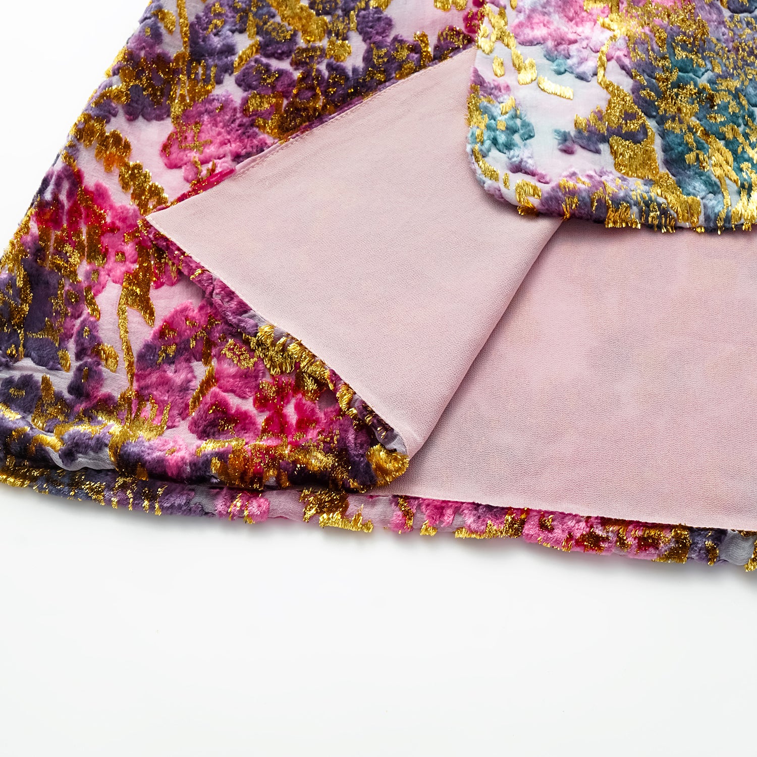 "Imperial Garden Teatime" Silk Velvet Chinese Style Vest - Zui Yanzhi 