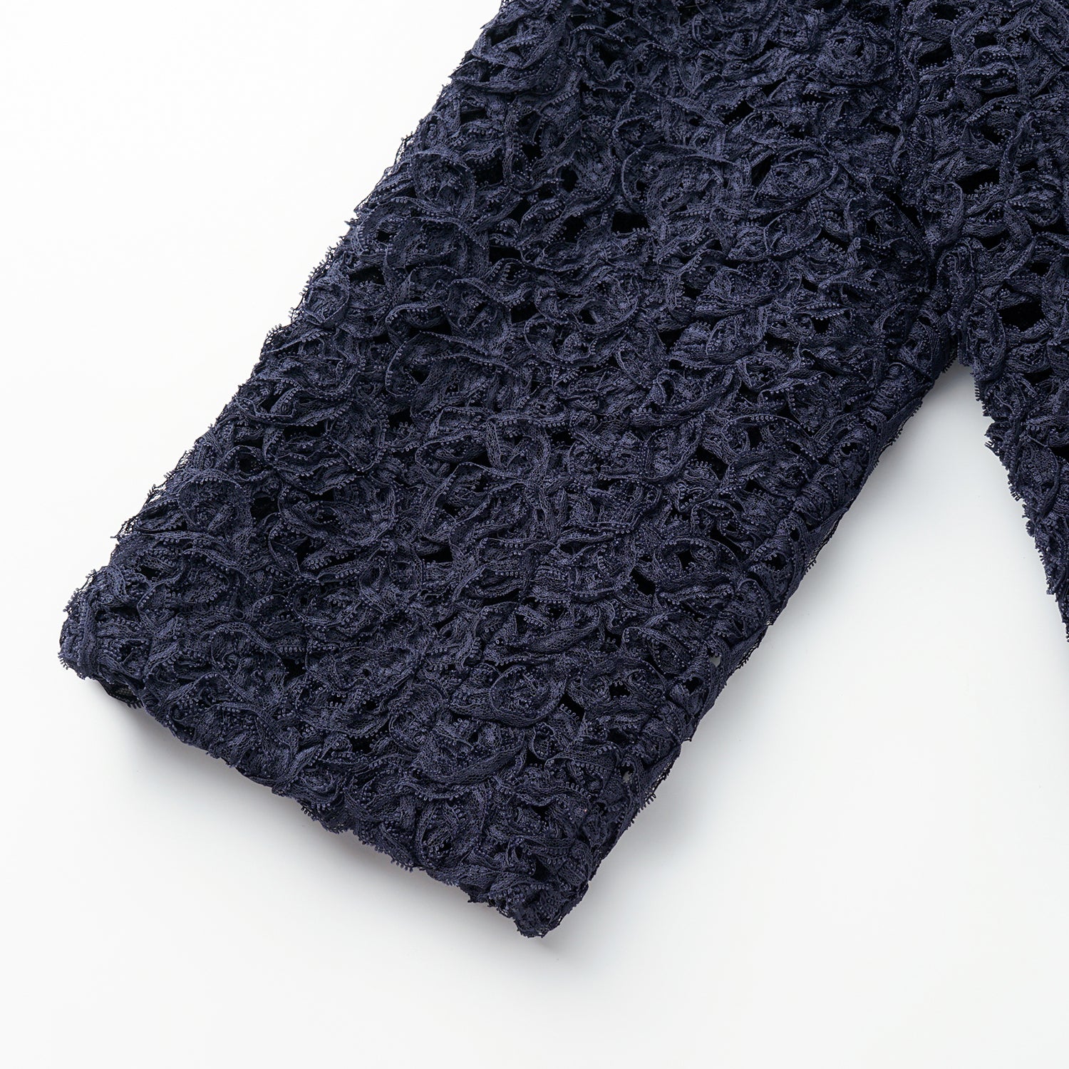 “Sloane Ave."繞畫織藝鏤花蕾絲外套—Indigo Ballad布爾藍調