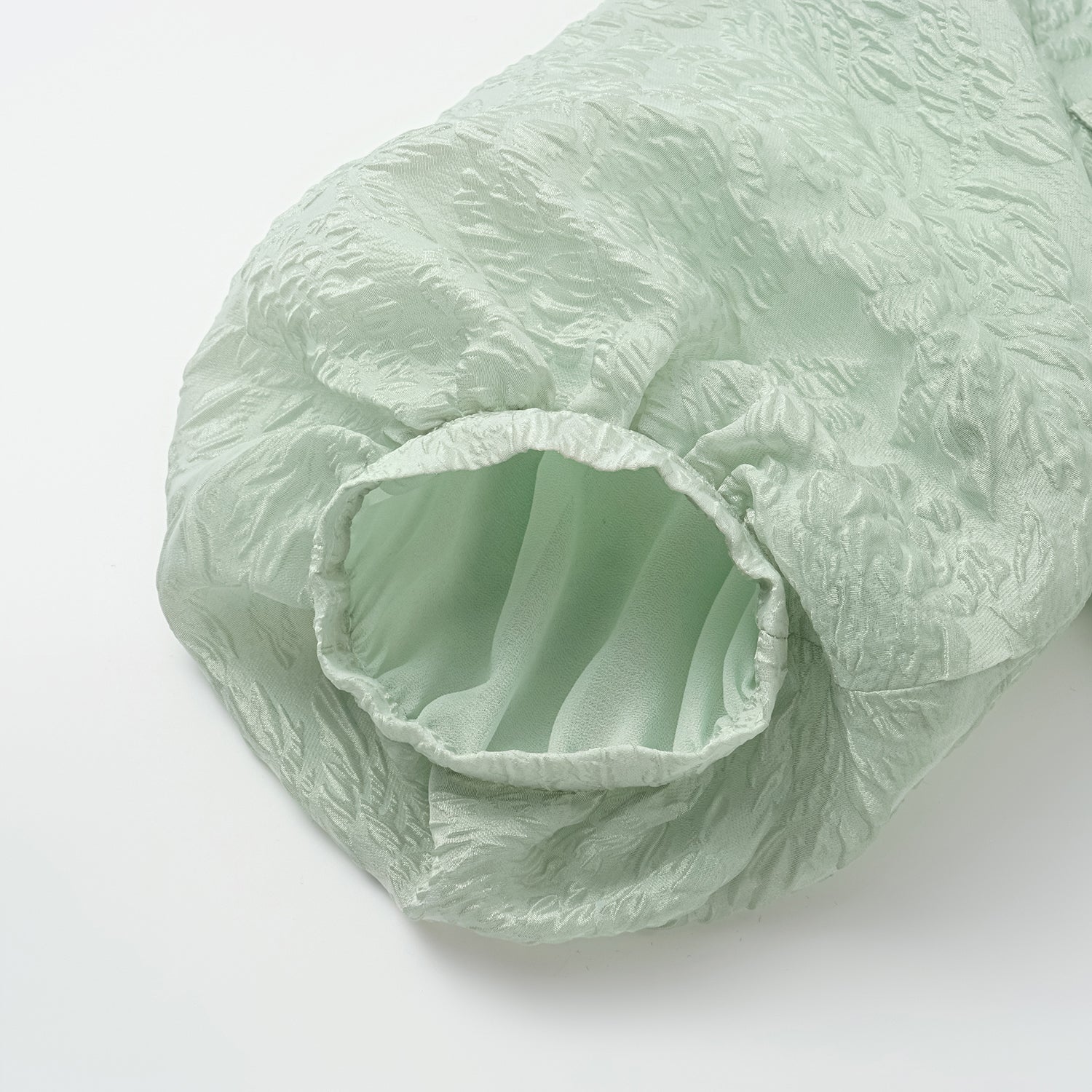 "Weekend at Monaco." 立體提花狩獵外套—Pepper Mint