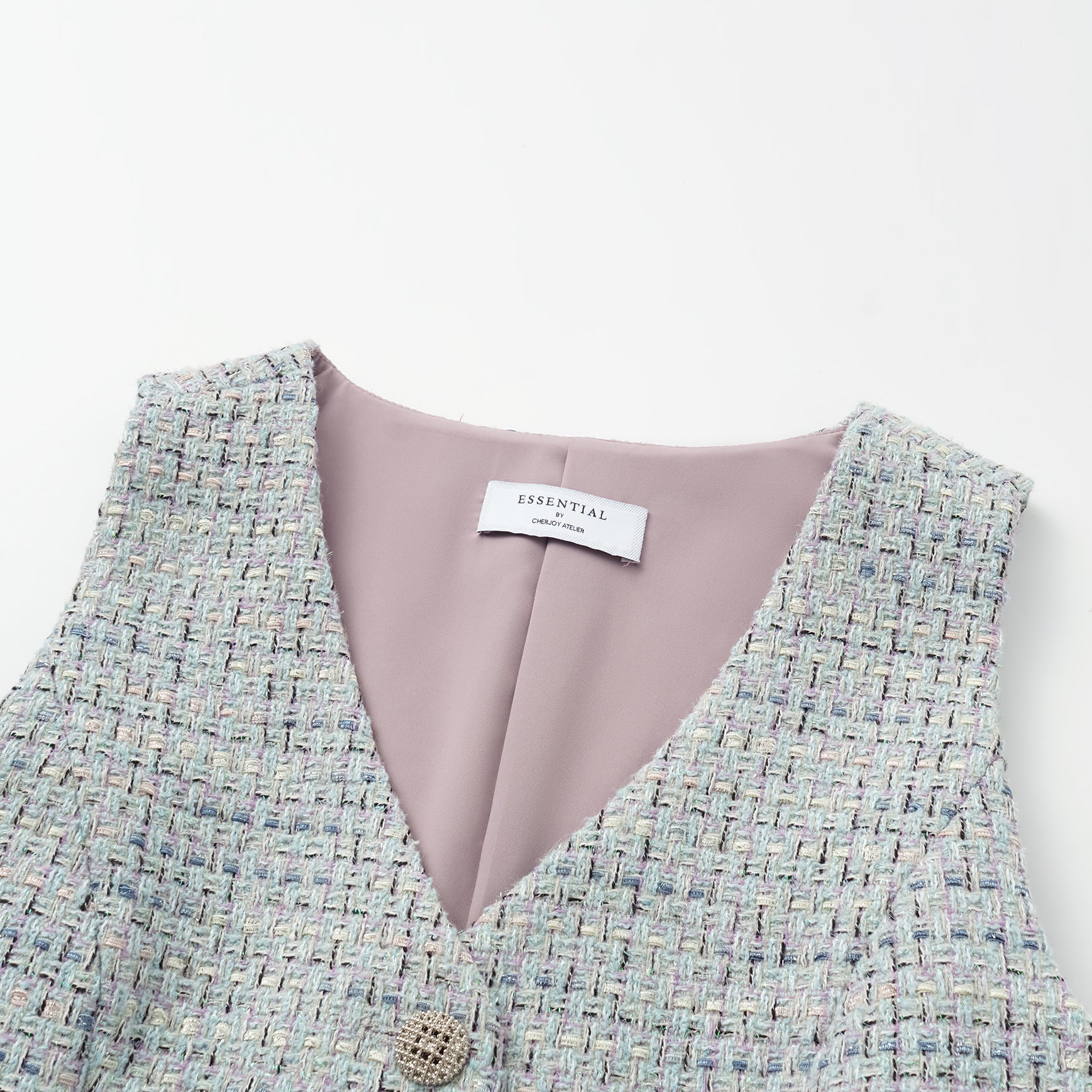 "Chelsea Citywalk."  立體剪裁花呢背心—Mojito