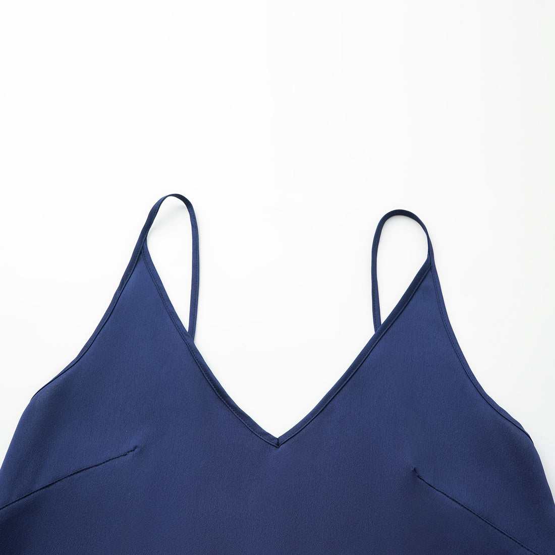 “Sloane Ave."繞畫織藝鏤花蕾絲細肩帶背心—Indigo Ballad布爾藍調