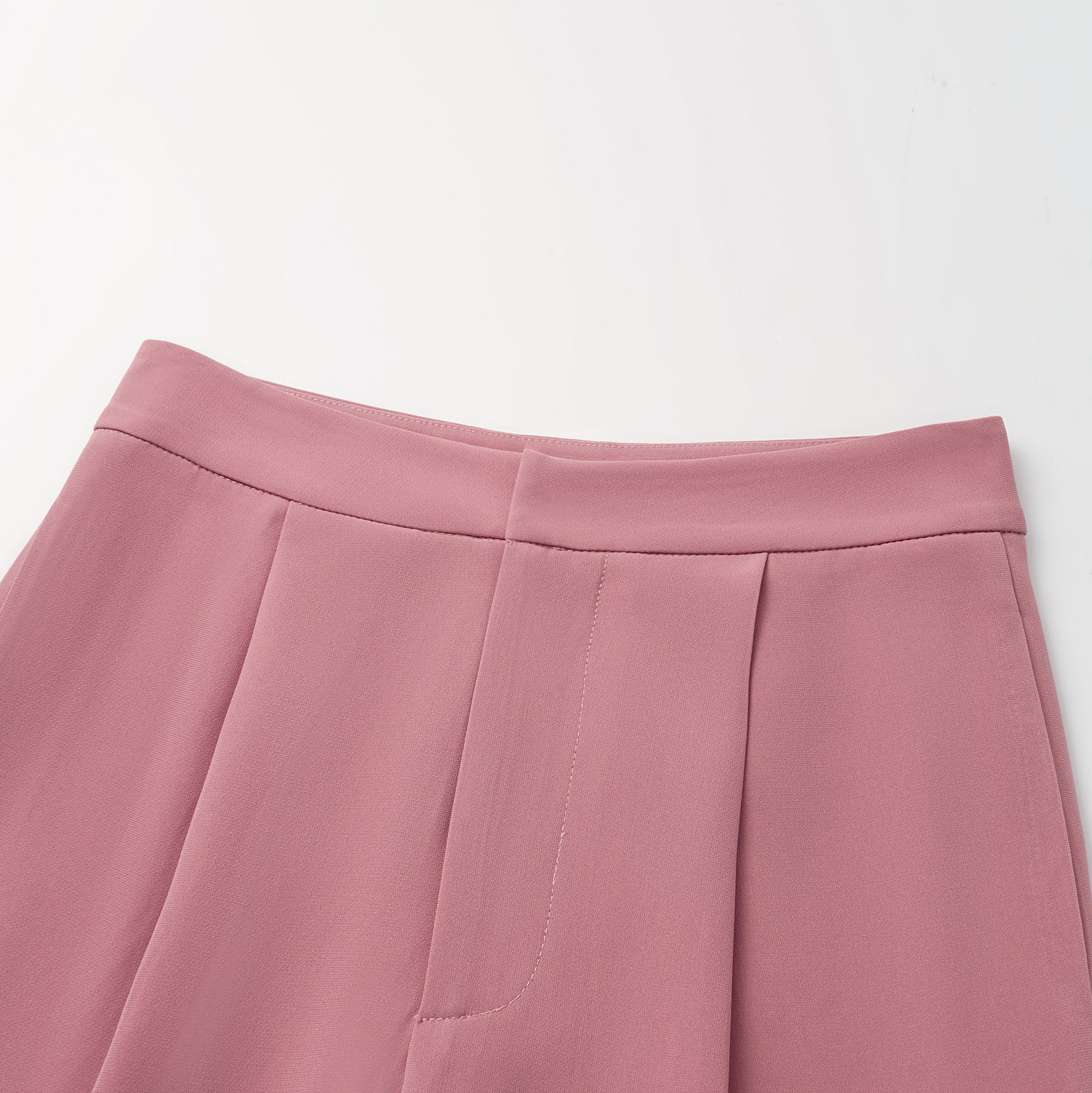 “Easy-go Chic” 肌理醋酸立體剪裁寬褲—Dusk