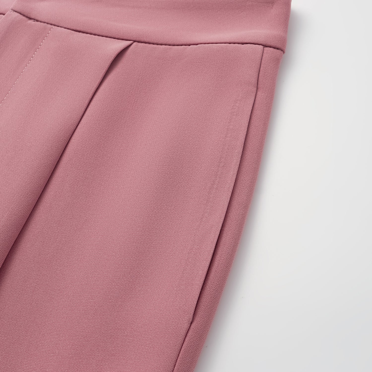 “Easy-go Chic” 肌理醋酸立體剪裁寬褲—Dusk