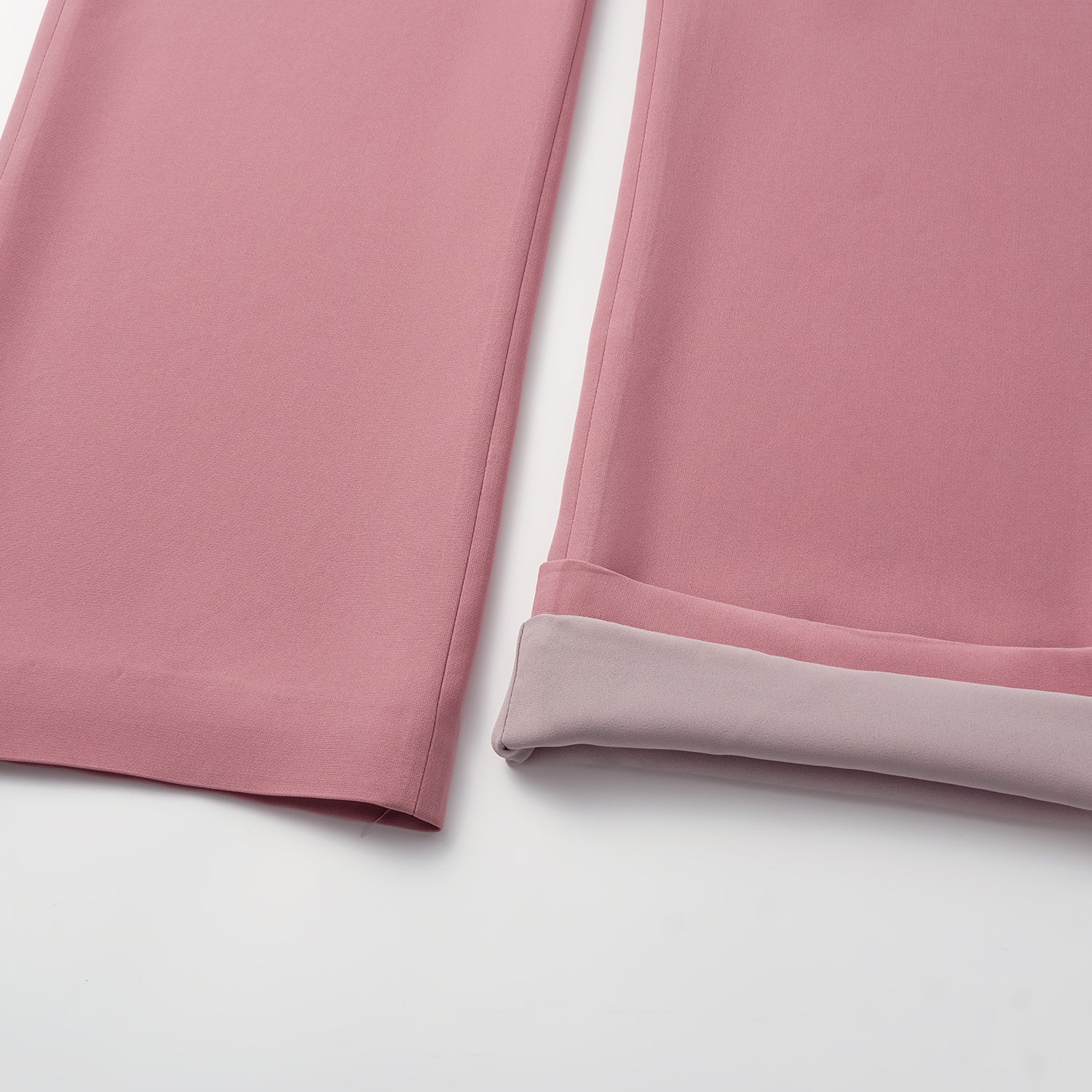 “Easy-go Chic” 肌理醋酸立體剪裁寬褲—Dusk