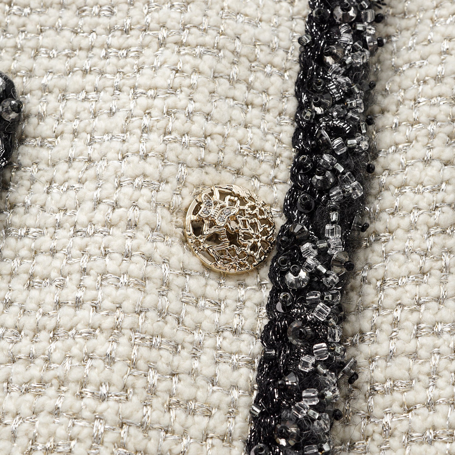 "Chelsea Citywalk." 羊毛真絲立體築理銀織花呢修身馬甲背心洋裝—Bronte Muse勃朗特繆思