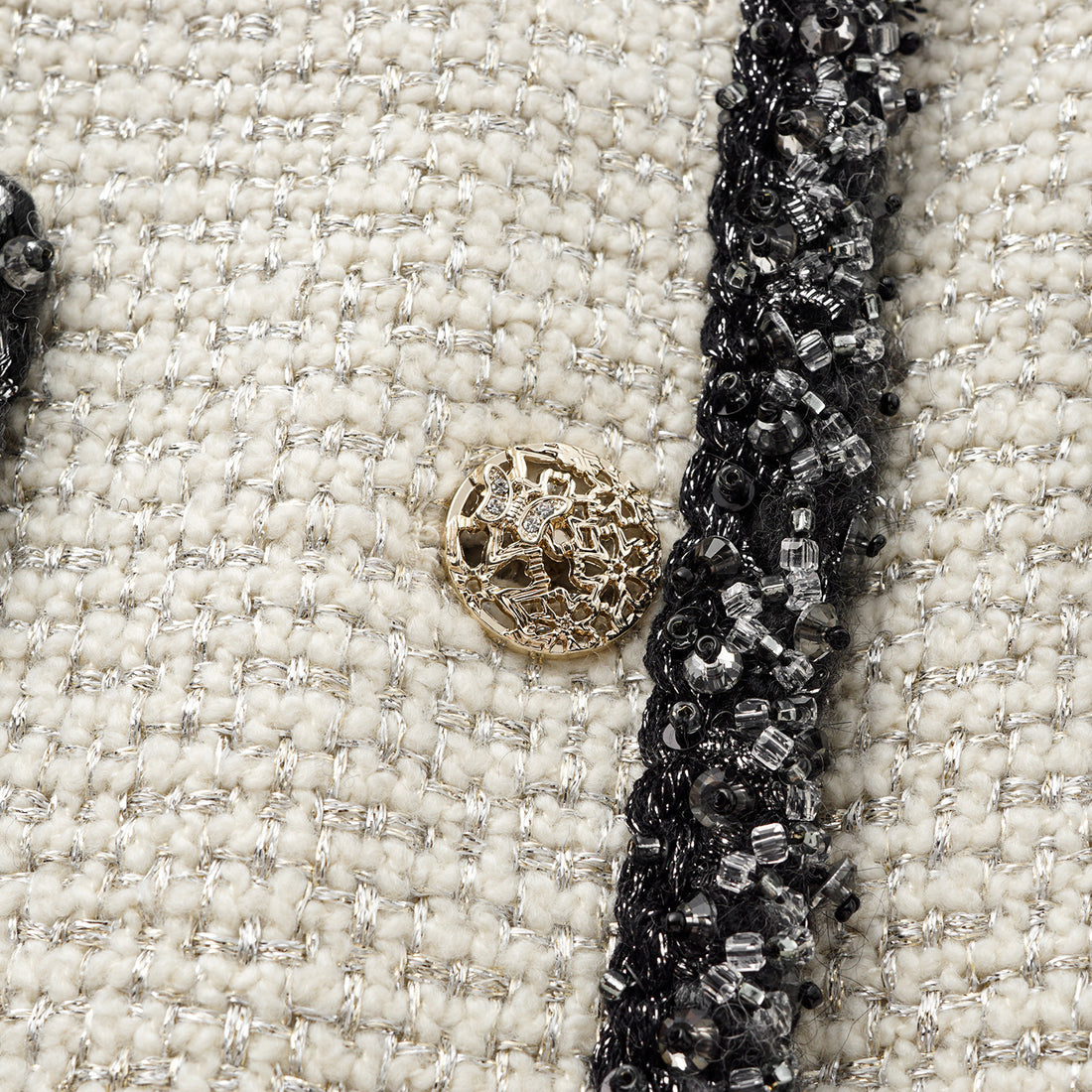 "Chelsea Citywalk." 羊毛真絲立體築理銀織花呢修身馬甲背心洋裝—Bronte Muse勃朗特繆思