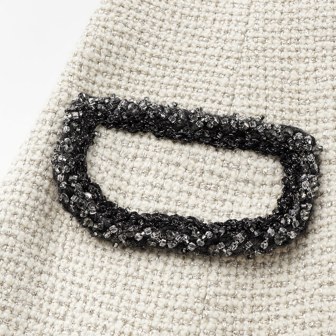 "Chelsea Citywalk." 羊毛真絲立體築理銀織花呢修身馬甲背心洋裝—Bronte Muse勃朗特繆思