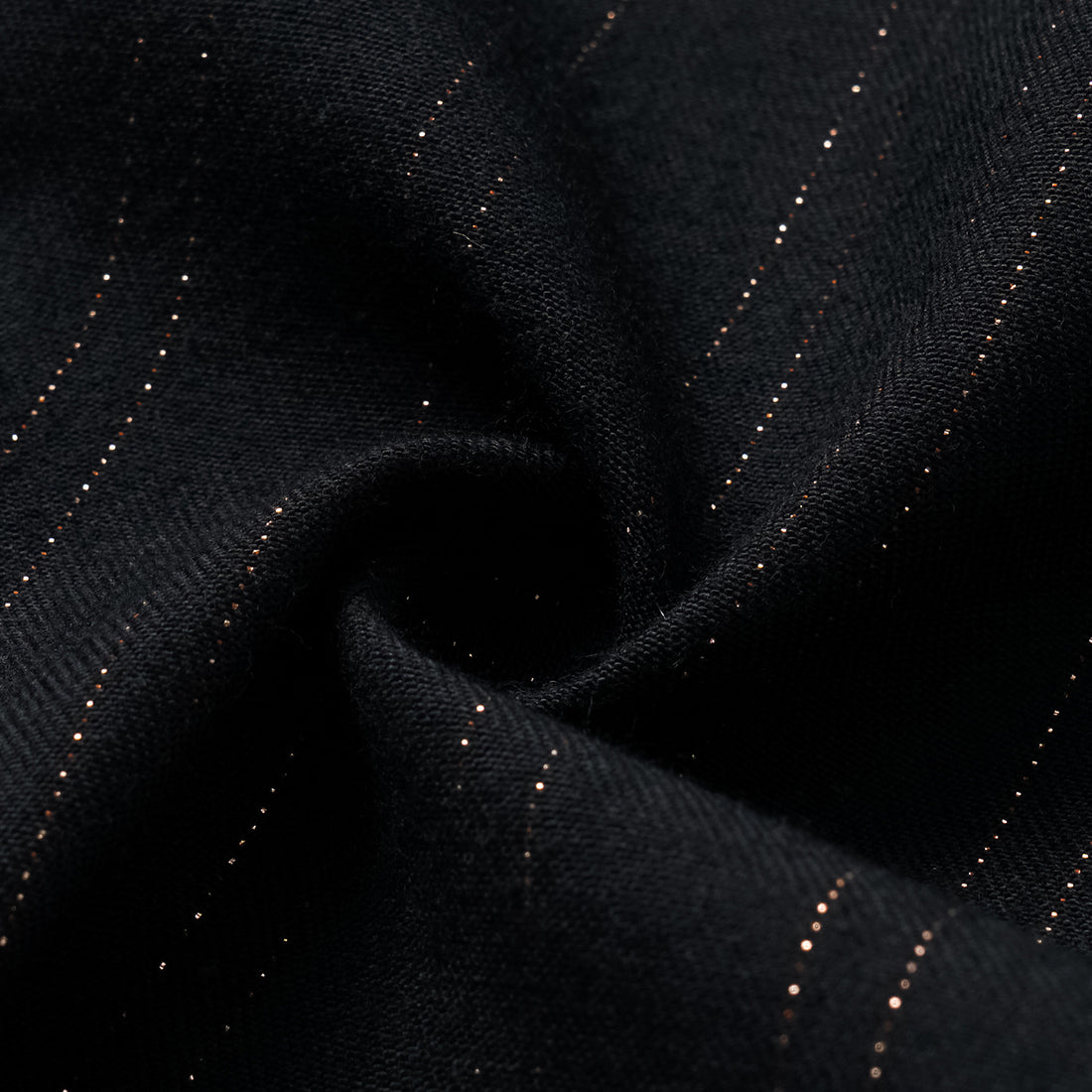 "Speak Sleek." Italian gold weaving craft straight three-dimensional tailoring suit jacket—Indigo 