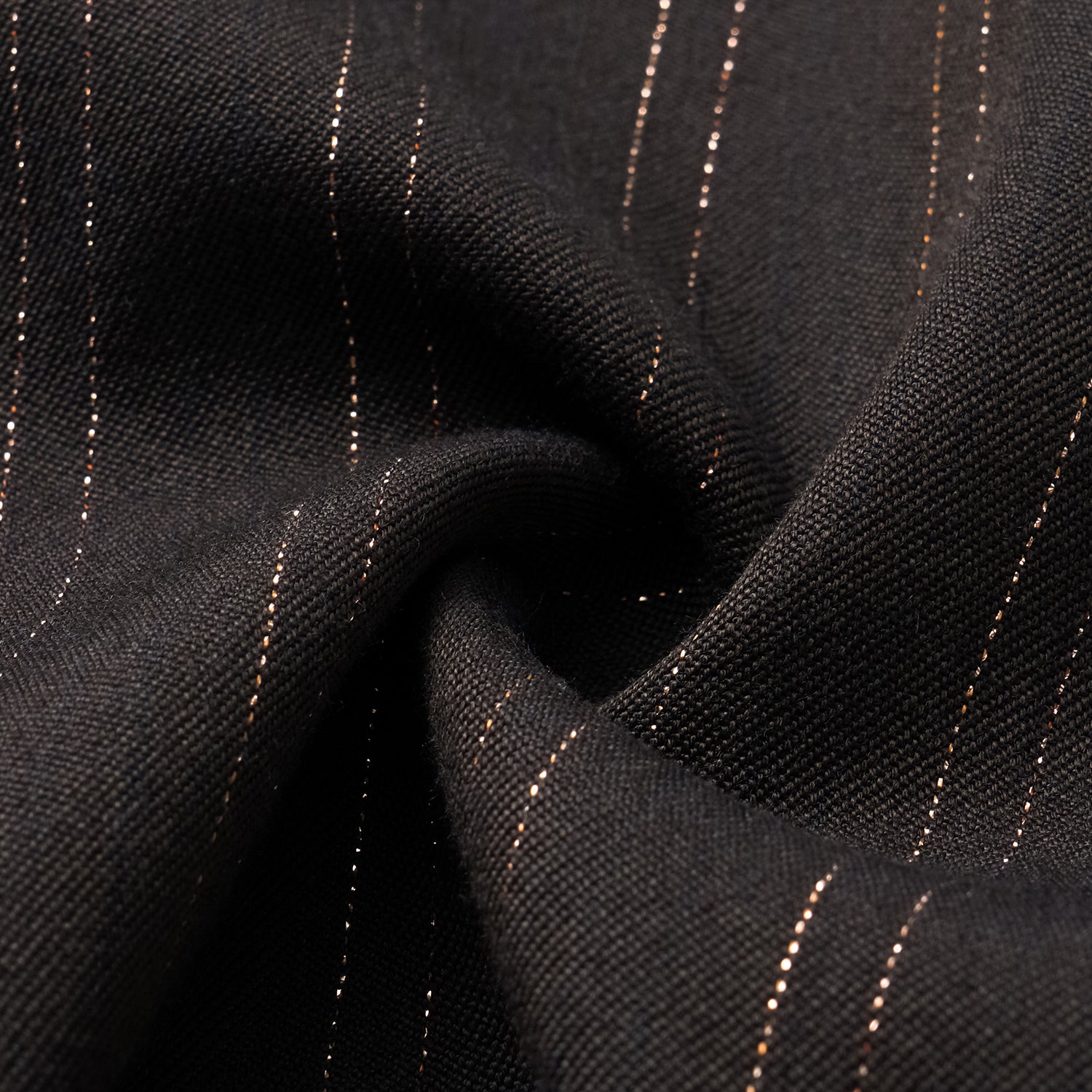 "Speak Sleek." 義大利織金工藝直條oversized西裝外套—InK